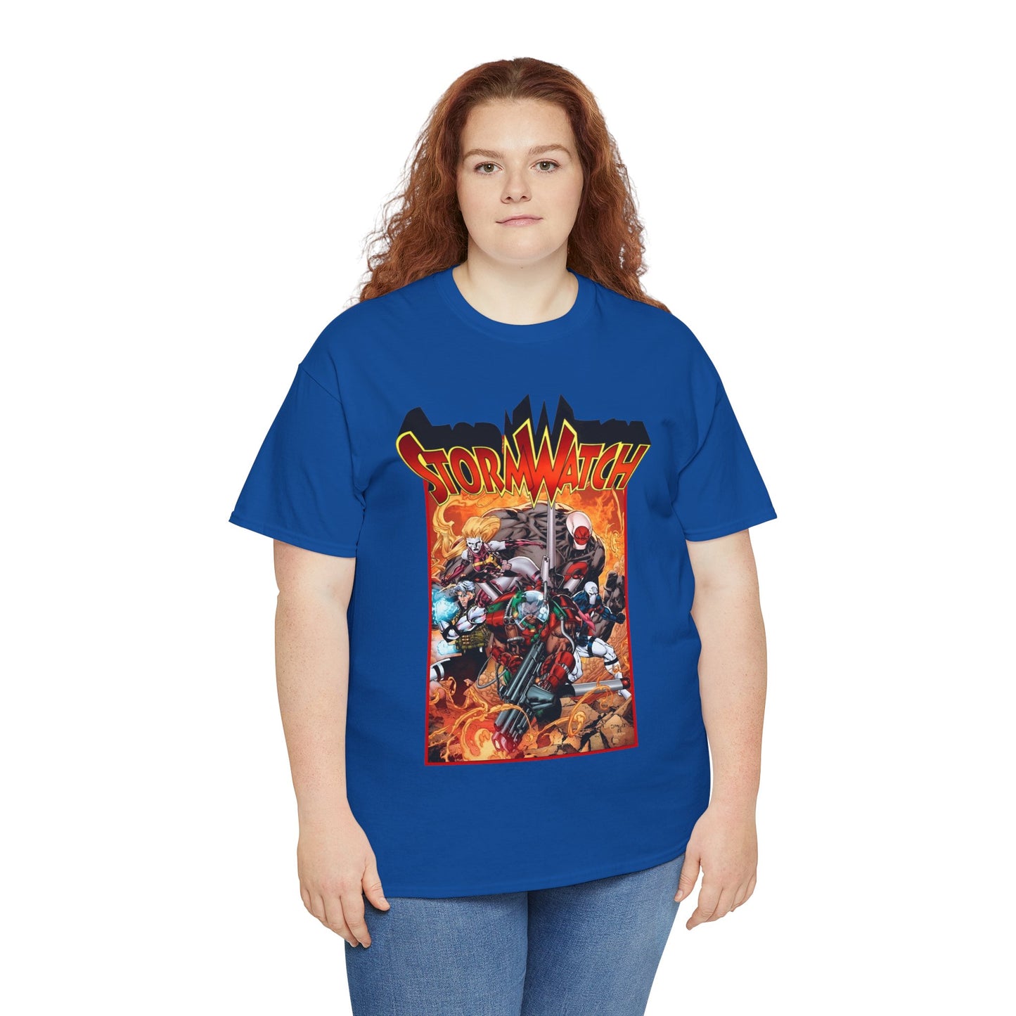 Stormwatch T-Shirt - Jim Lee Art - Battalion, Fuji, Hellstrike - Image/Wildstorm/DC Comics