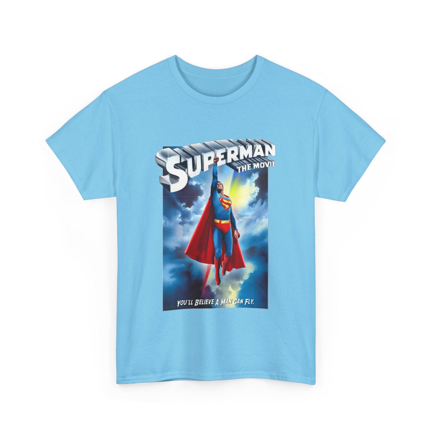 Superman The Movie T-Shirt - DC Comics - Man of Steel - Christopher Reeve 1978