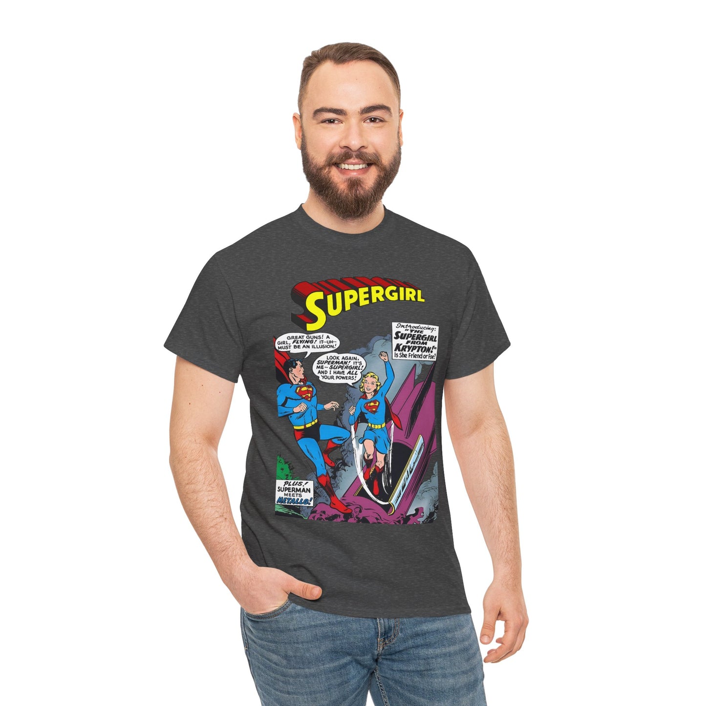 Supergirl T-Shirt - Action Comics #252 - 1st Appearance of Supergirl Cover Art - Kara from Kandor - DC Comics