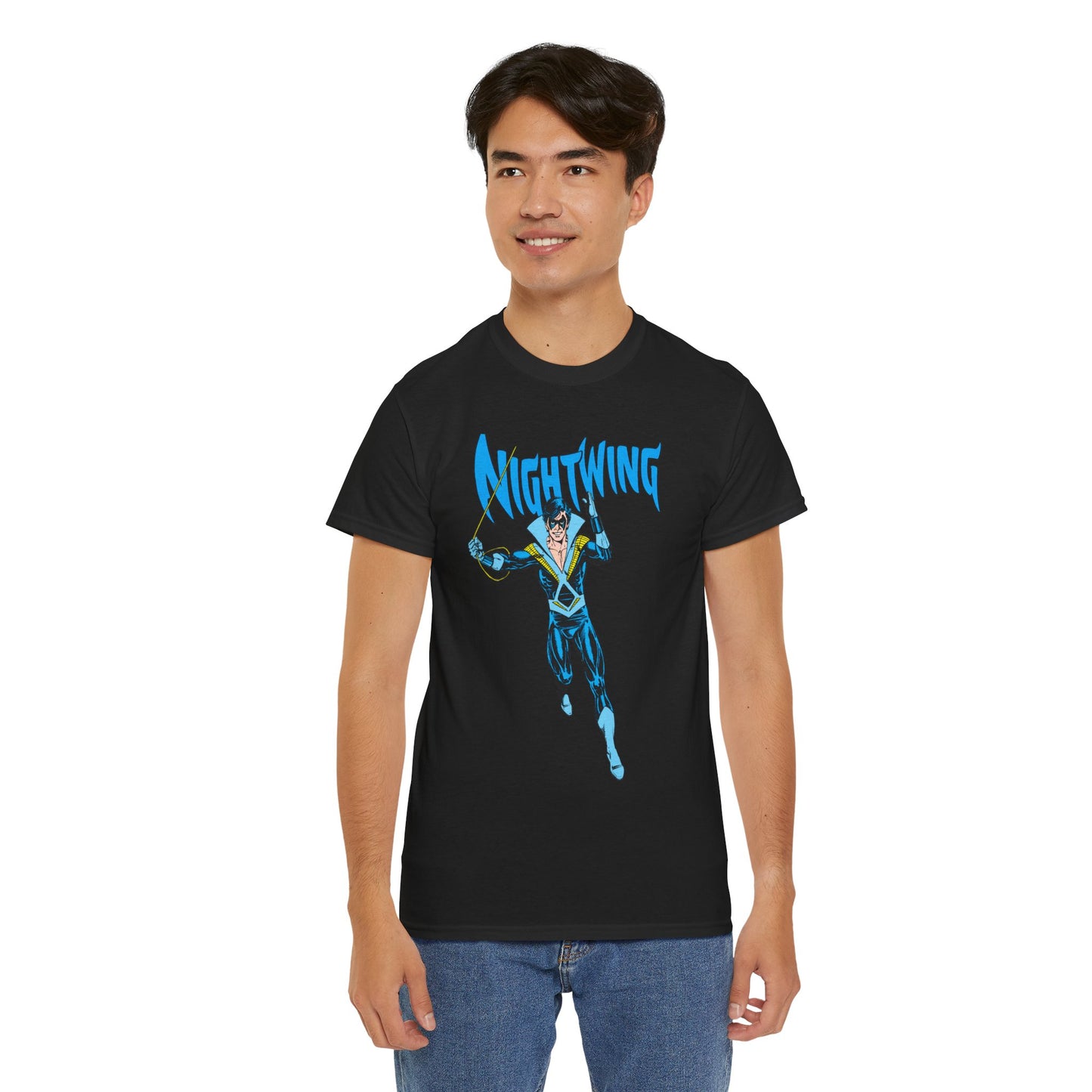 Nightwing T-Shirt - George Perez Art - New Teen Titans, Dick Grayson - DC Comics - Batman's Former Sidekick, Titans Leader