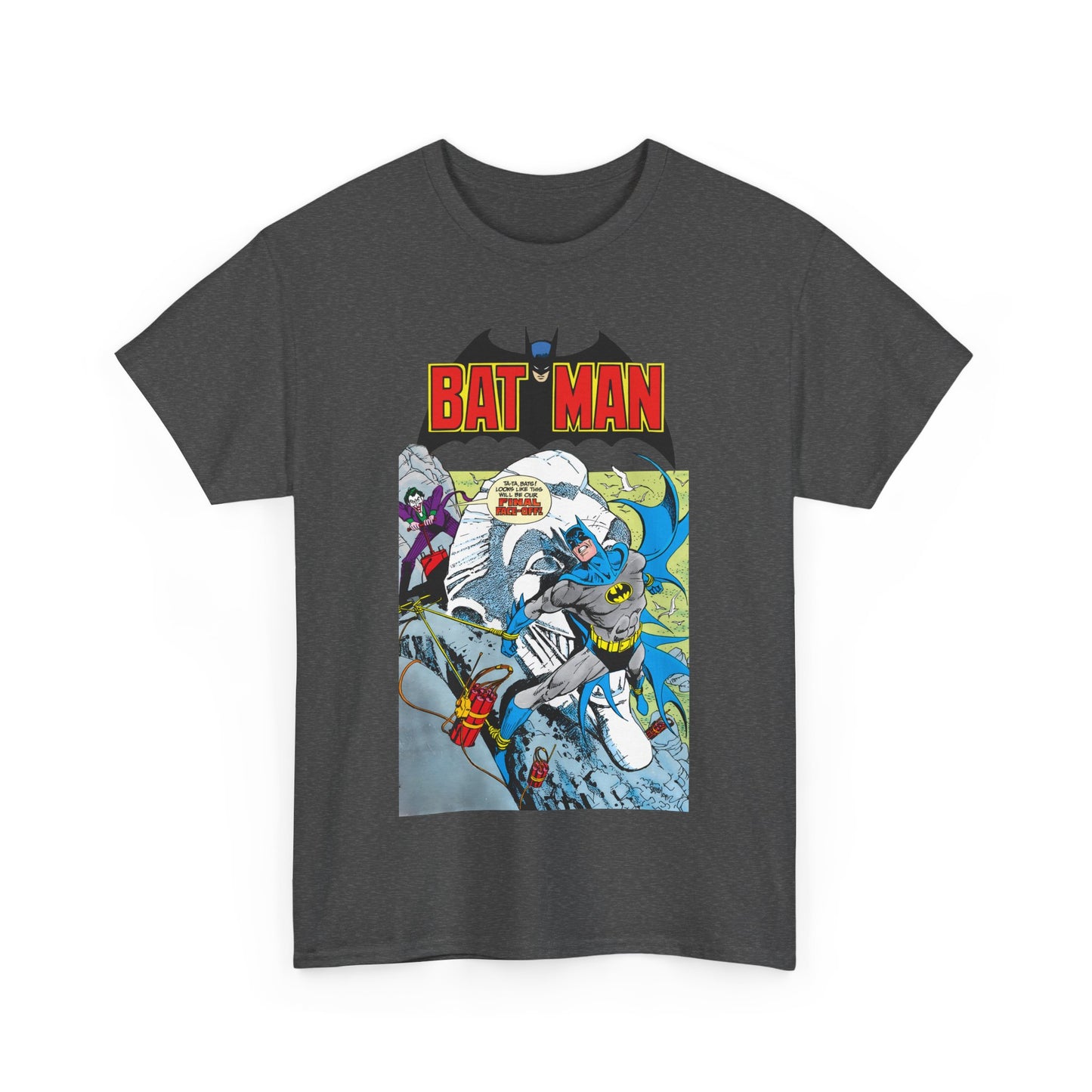Batman T-Shirt - José Luis García-López Art - Joker - #353 Cover Art - Batman Strapped to Mount Rushmore - Amazing Bronze Age Art