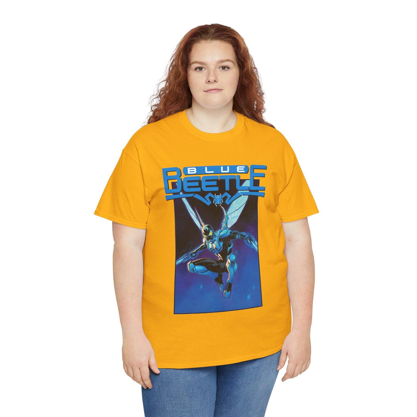 Blue Beetle T-Shirt - Dan Mora Art - DC Comics Character - Jaime Reyes