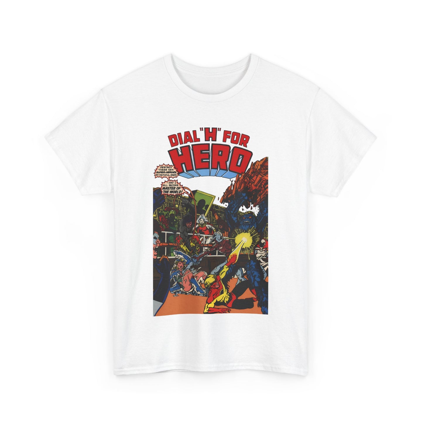 Dial "H" For Hero T-Shirt - George Perez Art - Chris King and Vicki Grant - Adventure Comics Series - DC Comics