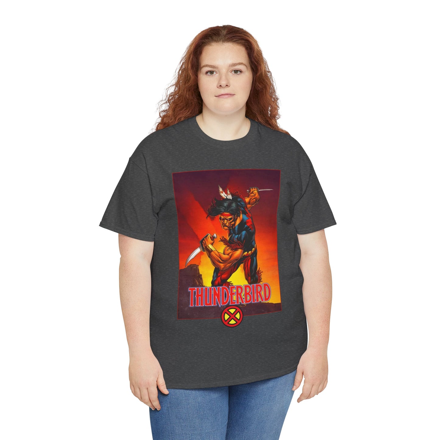 Thunderbird T-Shirt - John Proudstar, Original X-Men Member - Apache Native American - Marvel Comics