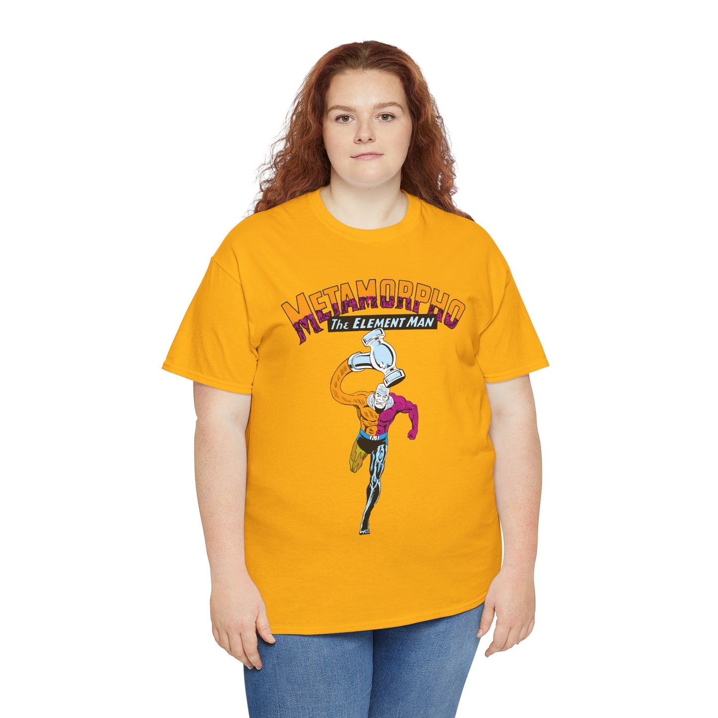 Metamorpho T-Shirt - Jim Aparo Art - DC Comics - Outsiders Team Member - New Superman Movie