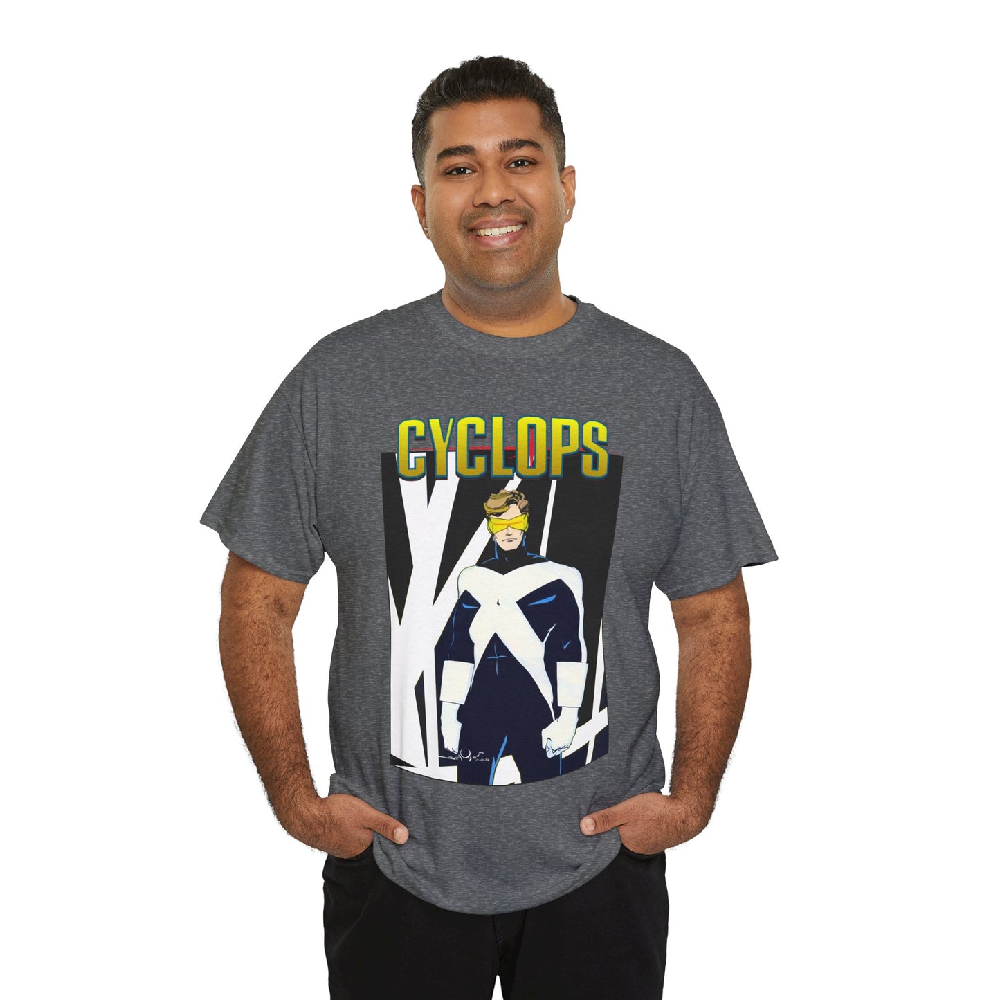 Cyclops T-Shirt - Walt Simonson Art - X-Men, X-Factor Member & Leader - Scott Summers - Marvel Comics