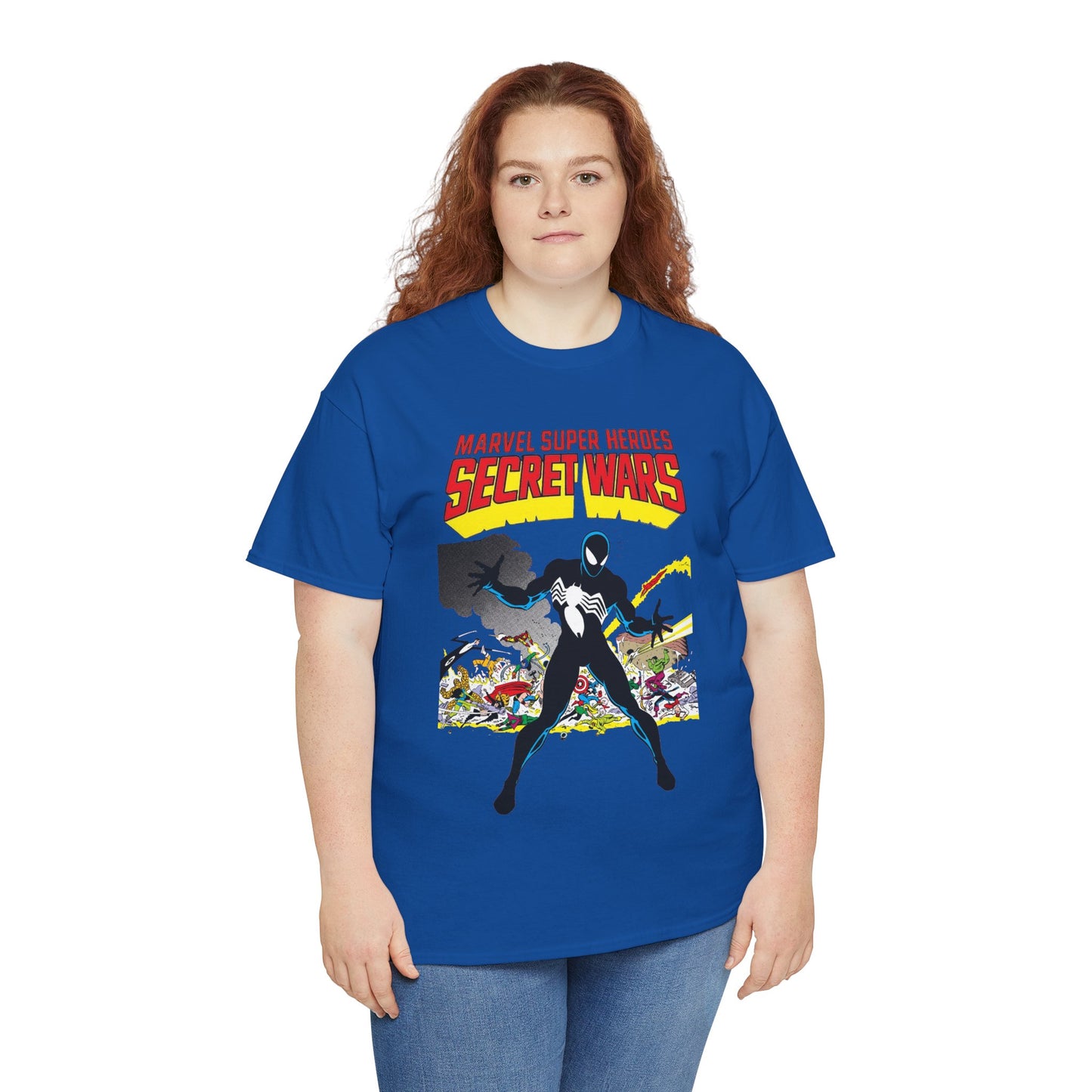 Secret Wars T-Shirt - Classic Marvel Comics Series - Alien Symbiote Spider-Man, 1st Appearance - Future Venom Story