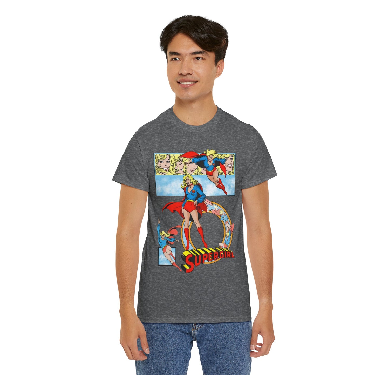 Supergirl T-Shirt - Krypton, Superman, Kara, Kandor - DC Comics - 1980s Art - Style Guide - Superman's Cousin