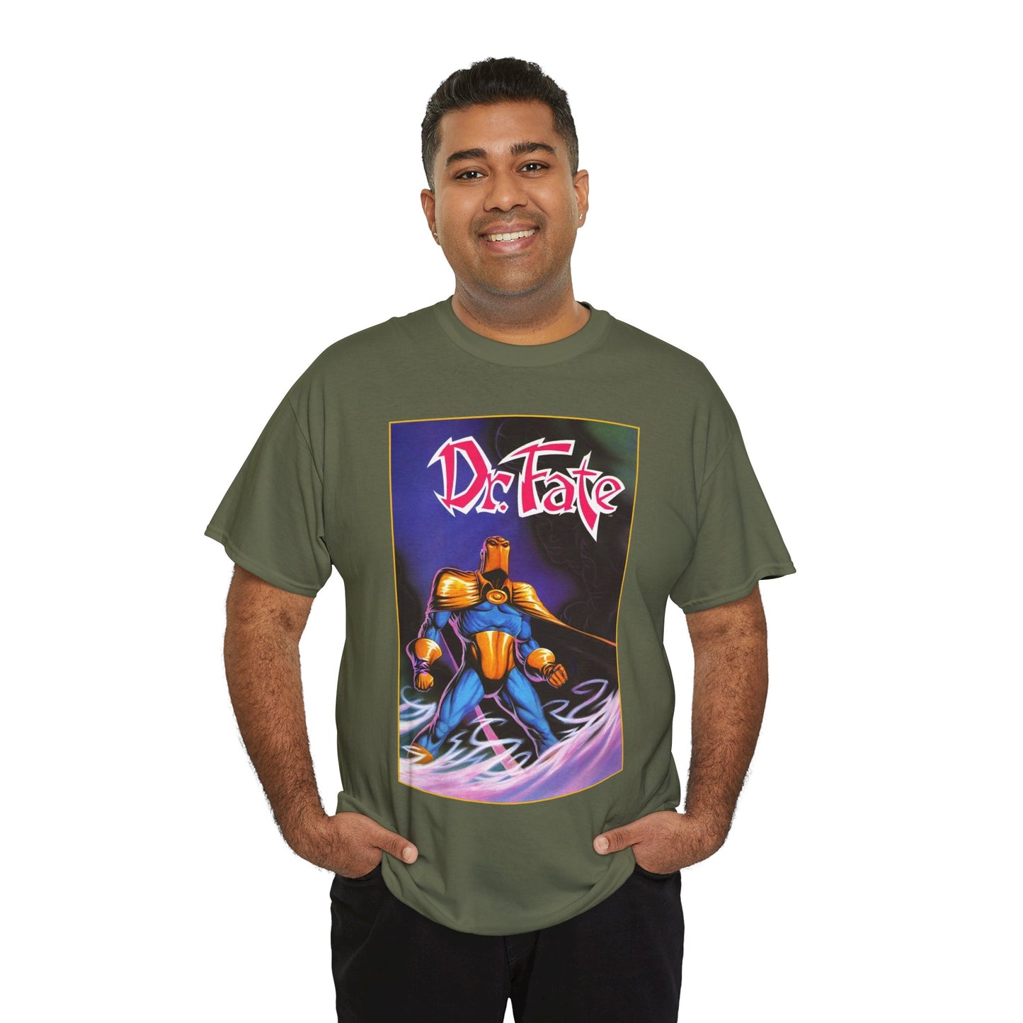 Dr Fate T-Shirt - Shawn McManus Art - Kent Nelson, Nabu - JSA, JLI Member - Lords of Order - DC Comics