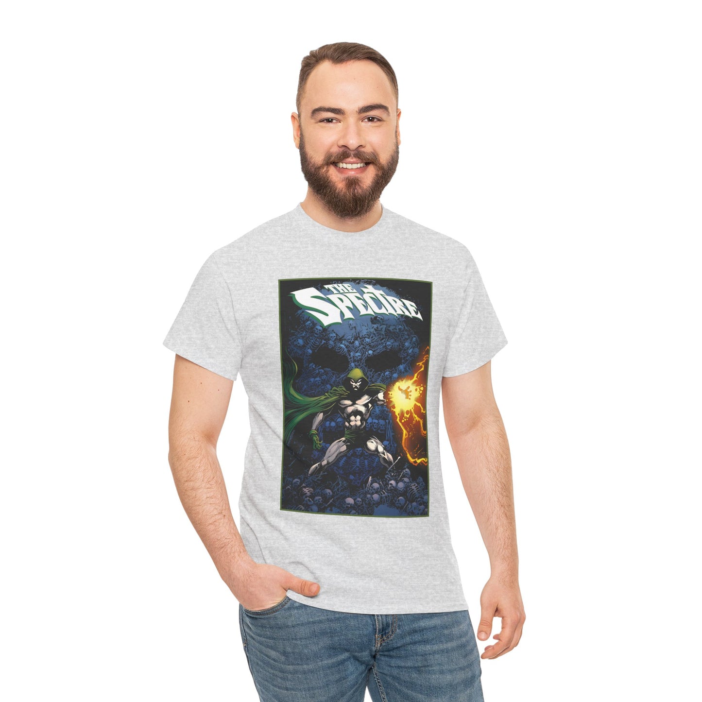 Spectre T-Shirt - Tom Mandrake Art - Jim Corrigan - 1980s Series - DC Comics