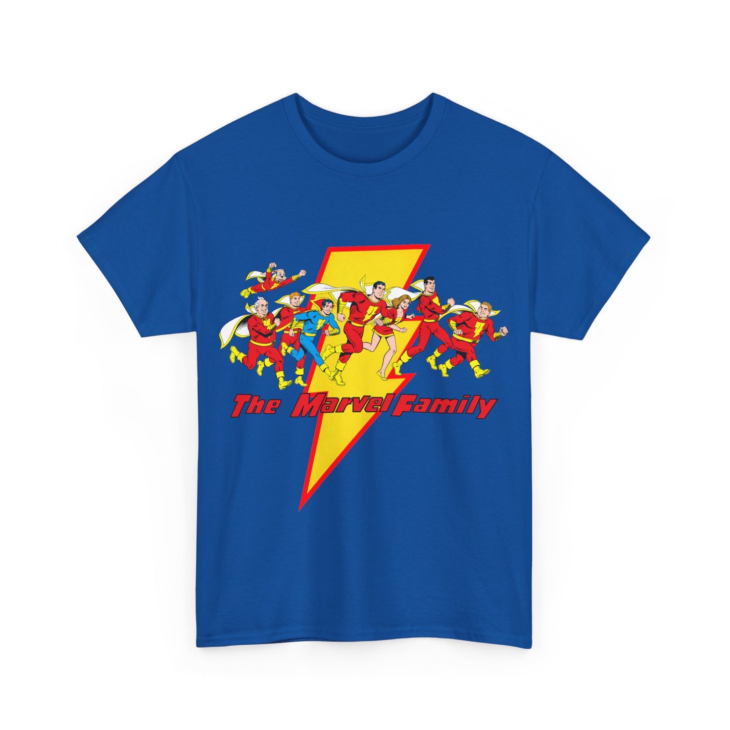 Marvel Family T-Shirt - Shazam - DC Comics - Mary Marvel, Hoppy the Marvel Bunny, Uncle Marvel, Captain Marvel Jr - DC Who's Who Art