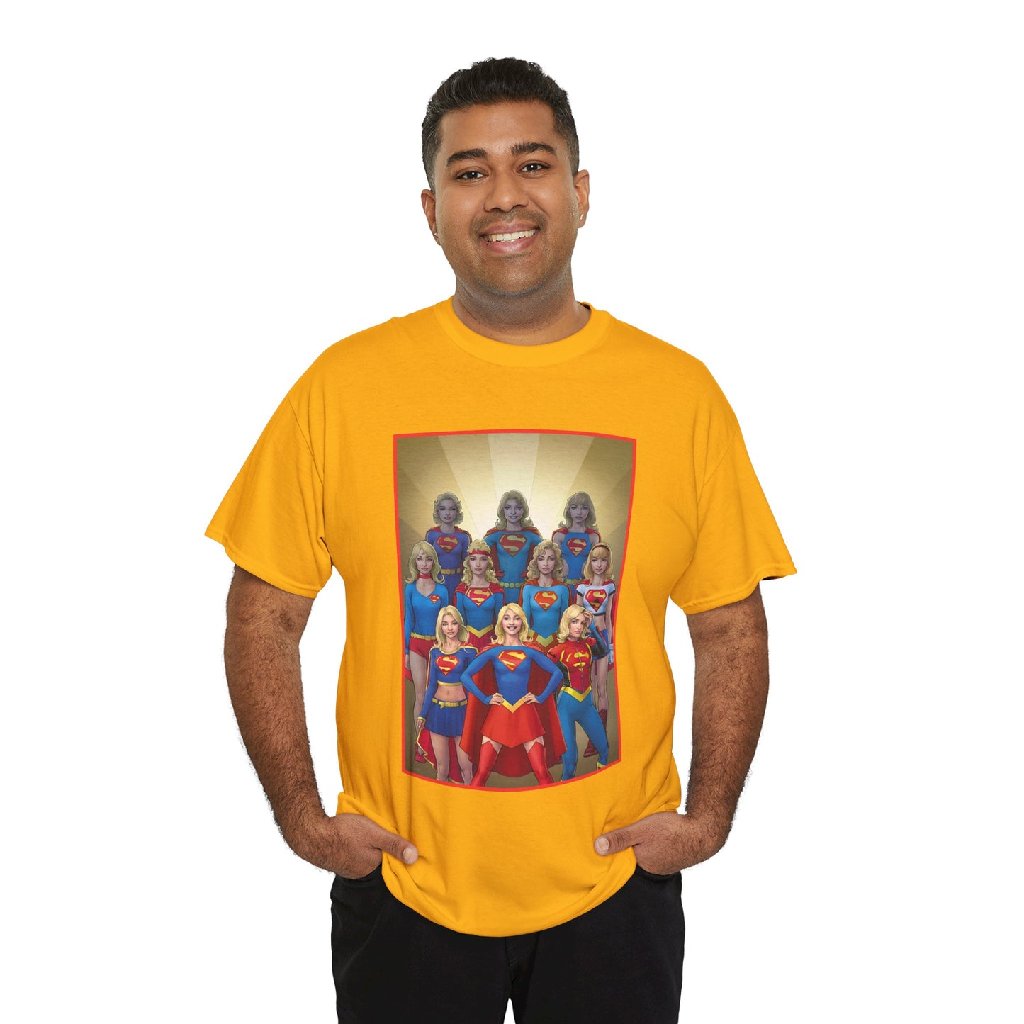 Supergirl Through the Ages T-Shirt - Nicola Scott Art - Kara from Kandor, Superman's Cousin, Linda Danvers - Survivor from Krypton - DC Comics