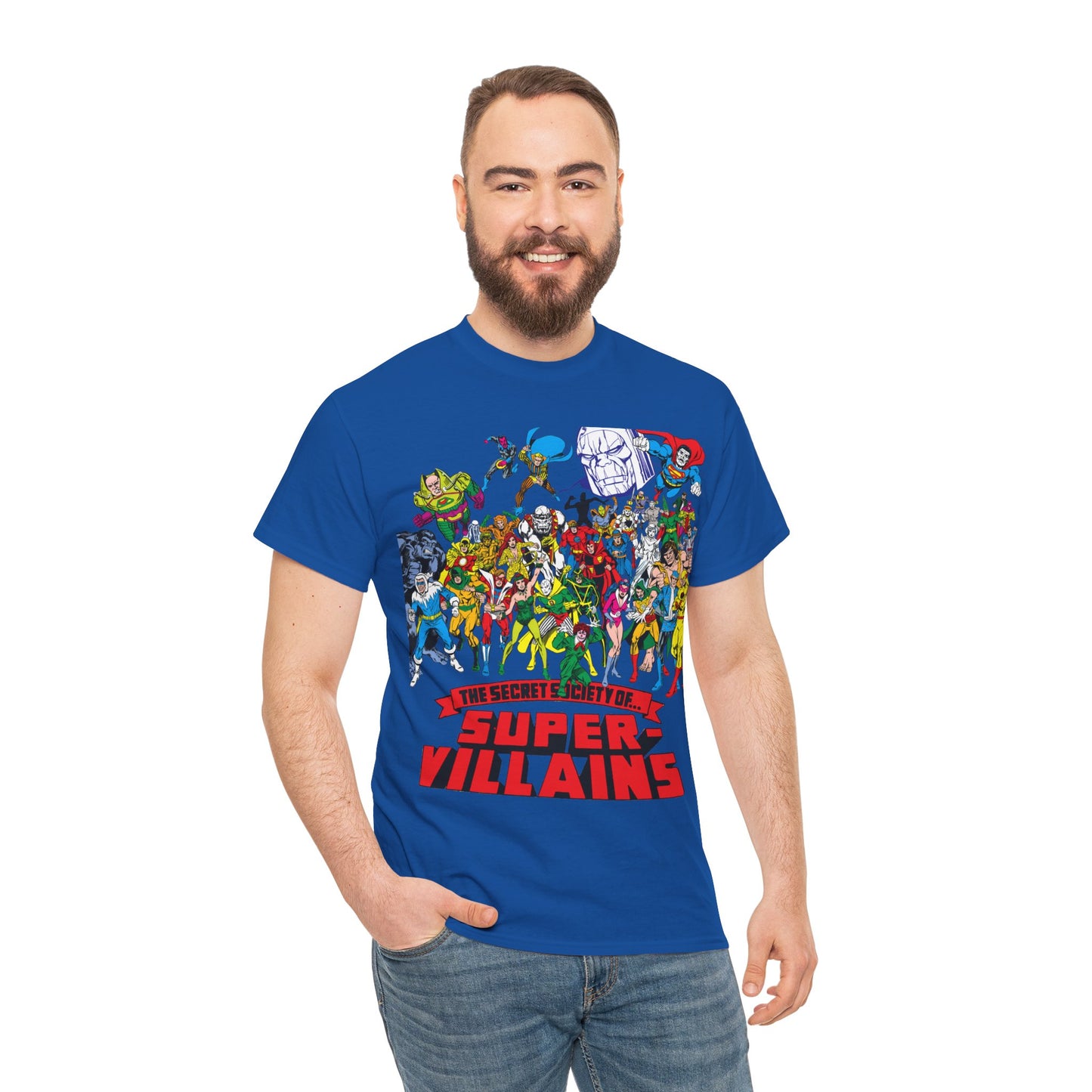 Secret Society of Super-Villains T-Shirt - DC Comics - SSOSV - Luthor, Grodd, Darkseid, Sinestro, Poison Ivy, Mirror Master