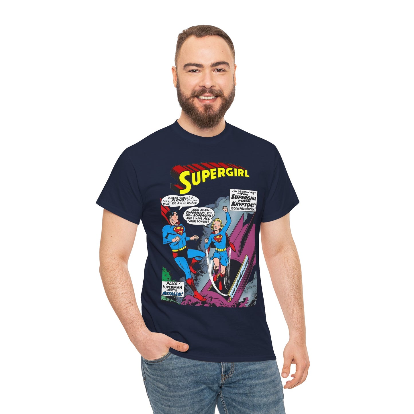 Supergirl T-Shirt - Action Comics #252 - 1st Appearance of Supergirl Cover Art - Kara from Kandor - DC Comics