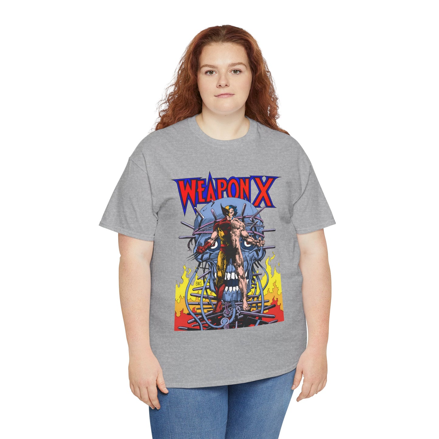 Weapon X T-Shirt - Barry Windsor-Smith Art - Wolverine Origin Story Before He Joined the X-Men - Logan, Mutant Leader - Marvel Comics
