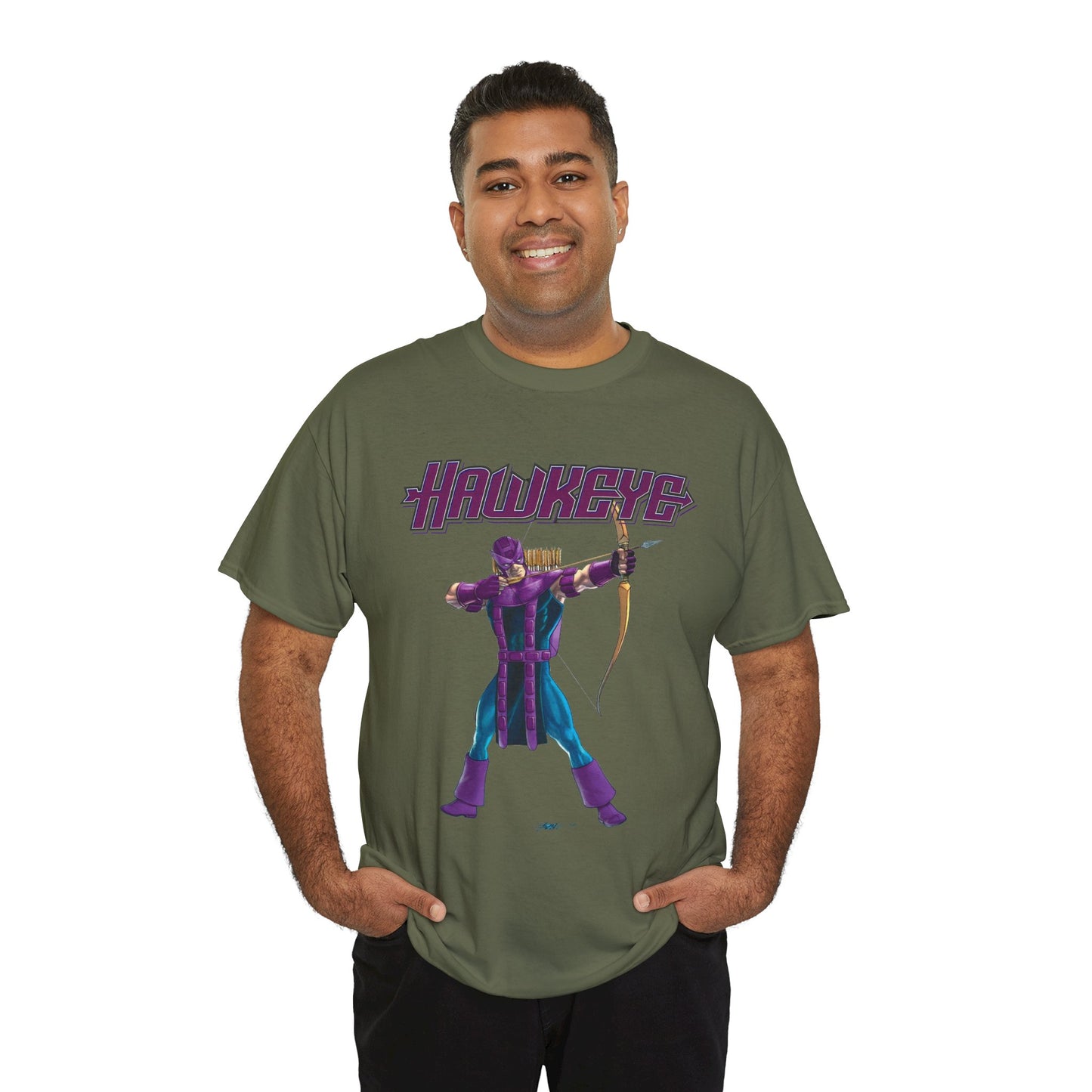 Hawkeye T-Shirt - George Perez Art - Avengers Member/Leader - Clint Barton - Popular Marvel Comics Character