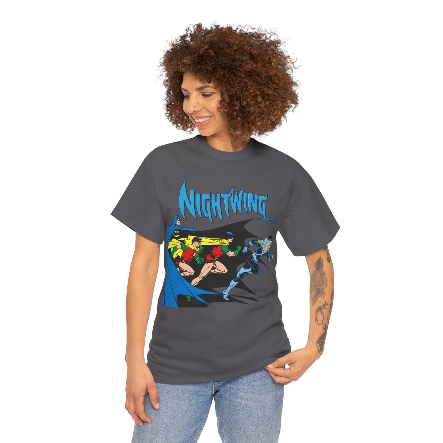 Nightwing T-Shirt - George Perez Art - Batman, Bruce Wayne, Robin, Dick Grayson - New Teen Titans Leader - DC Comics