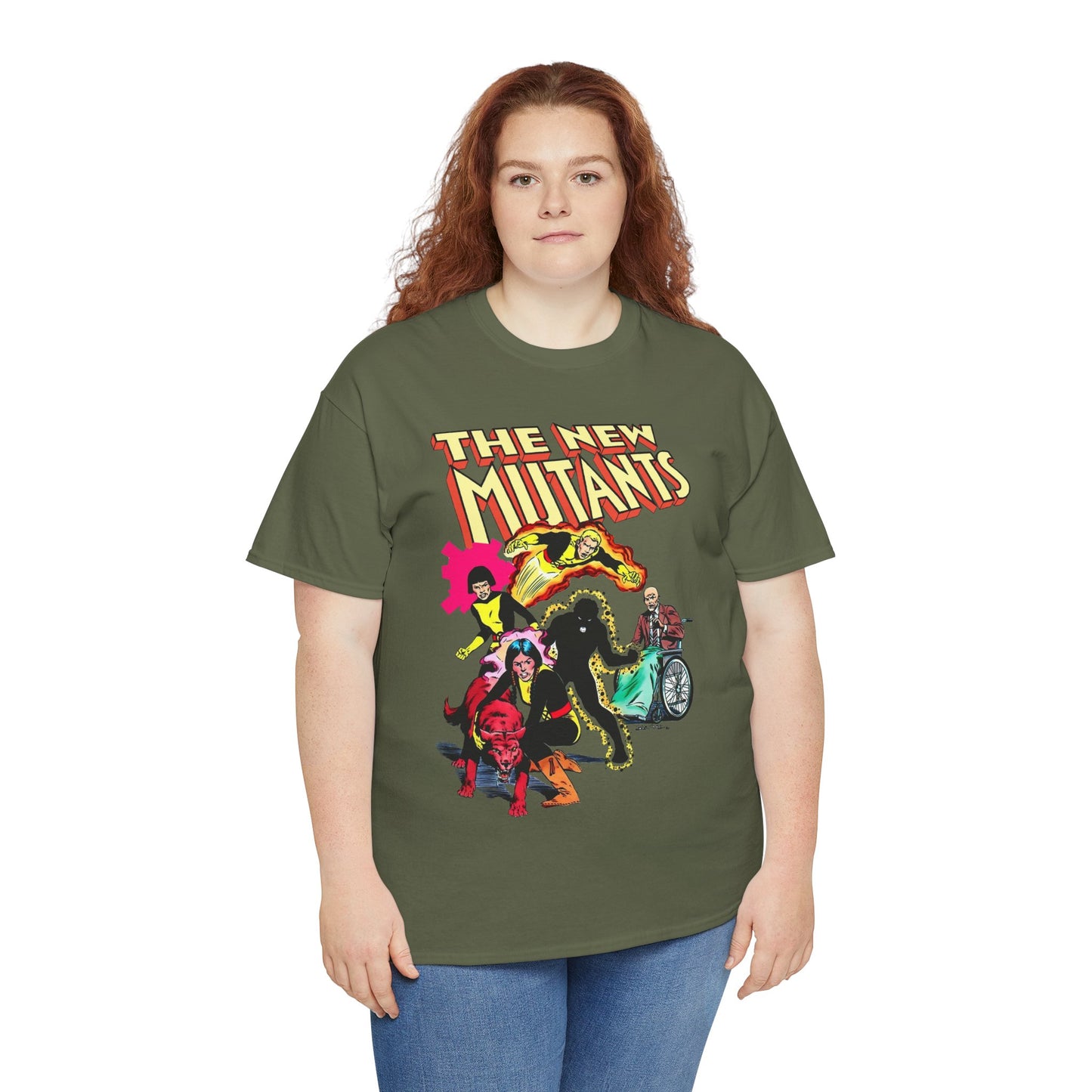 New Mutants T-Shirt - Sunspot, Cannonball, Mirage, Karma, Danni Moonstar - X-Men Characters - Marvel Comics - Mutant Students - Professor X