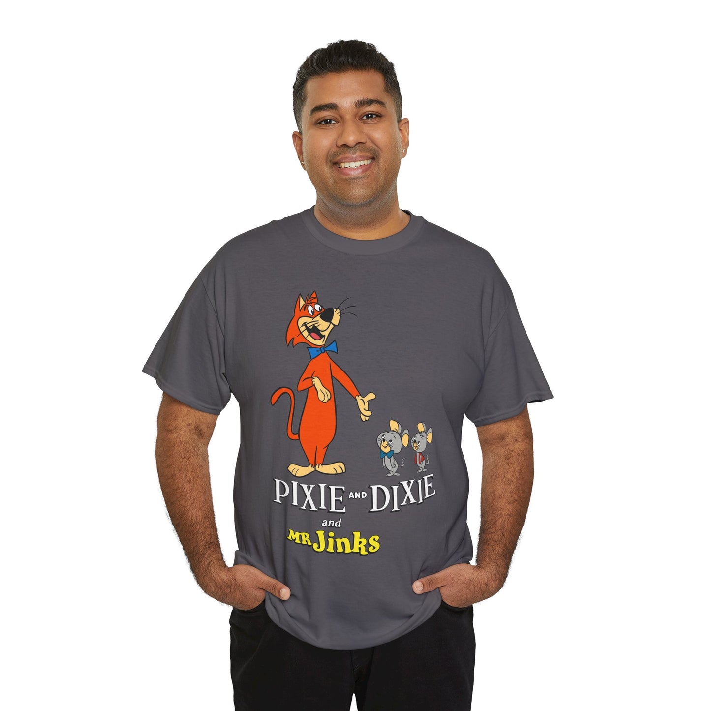 Pixie & Dixie & Mr Jinks T-Shirt - Classic Hanna-Barbera Saturday Morning Cartoon - I Hate Meeces to Pieces!