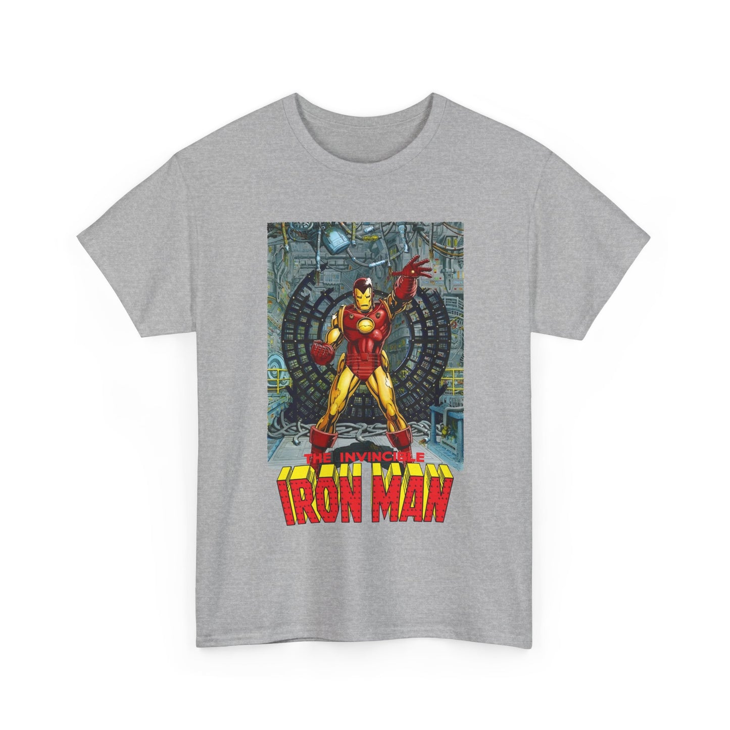 Iron Man T-Shirt - Bob Layton Art - Tony Stark Armor - Avengers Member & Leader - Marvel Comics