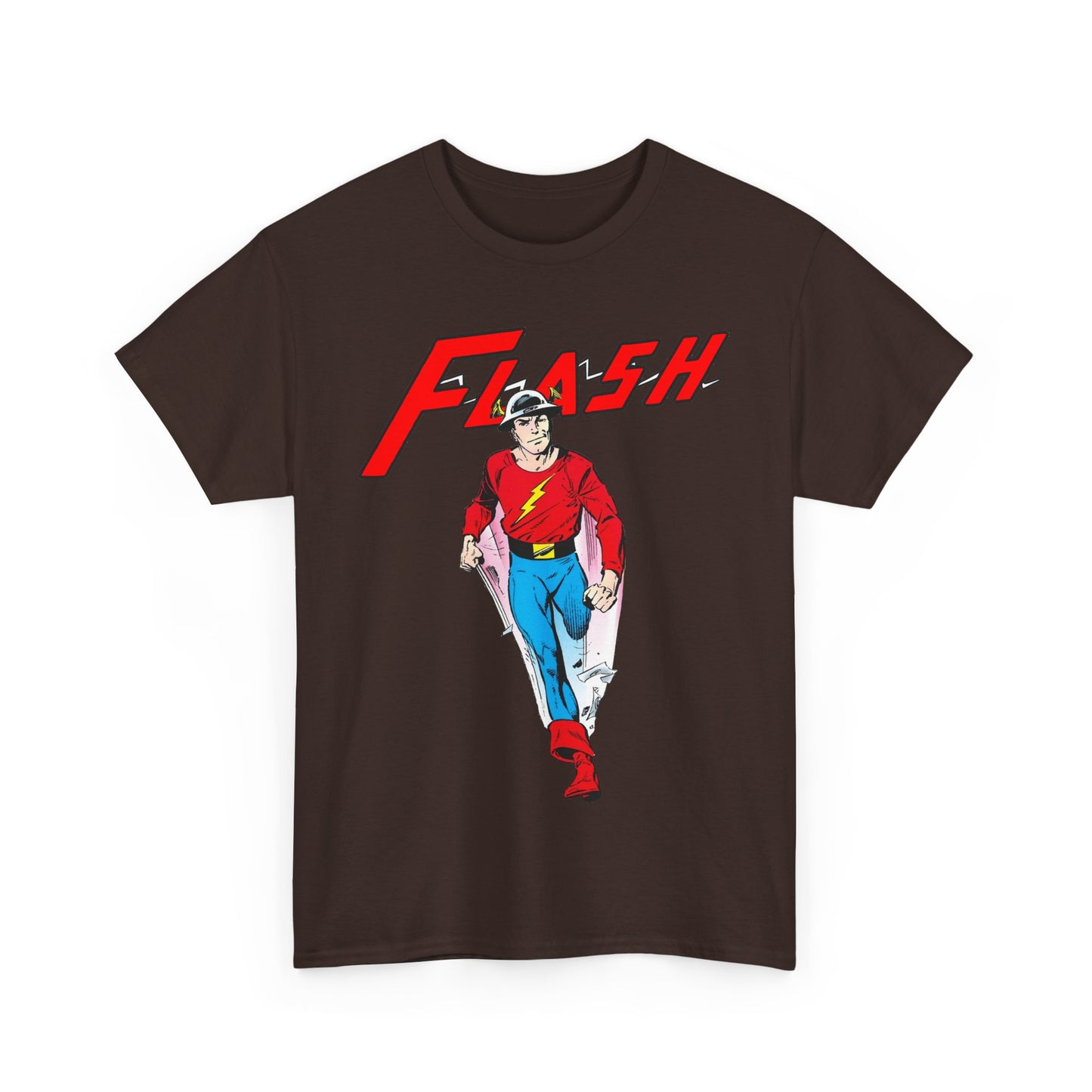 Golden Age Flash T-Shirt - John Byrne Art - Justice Society/JSA Member - Jay Garrick - Speedster