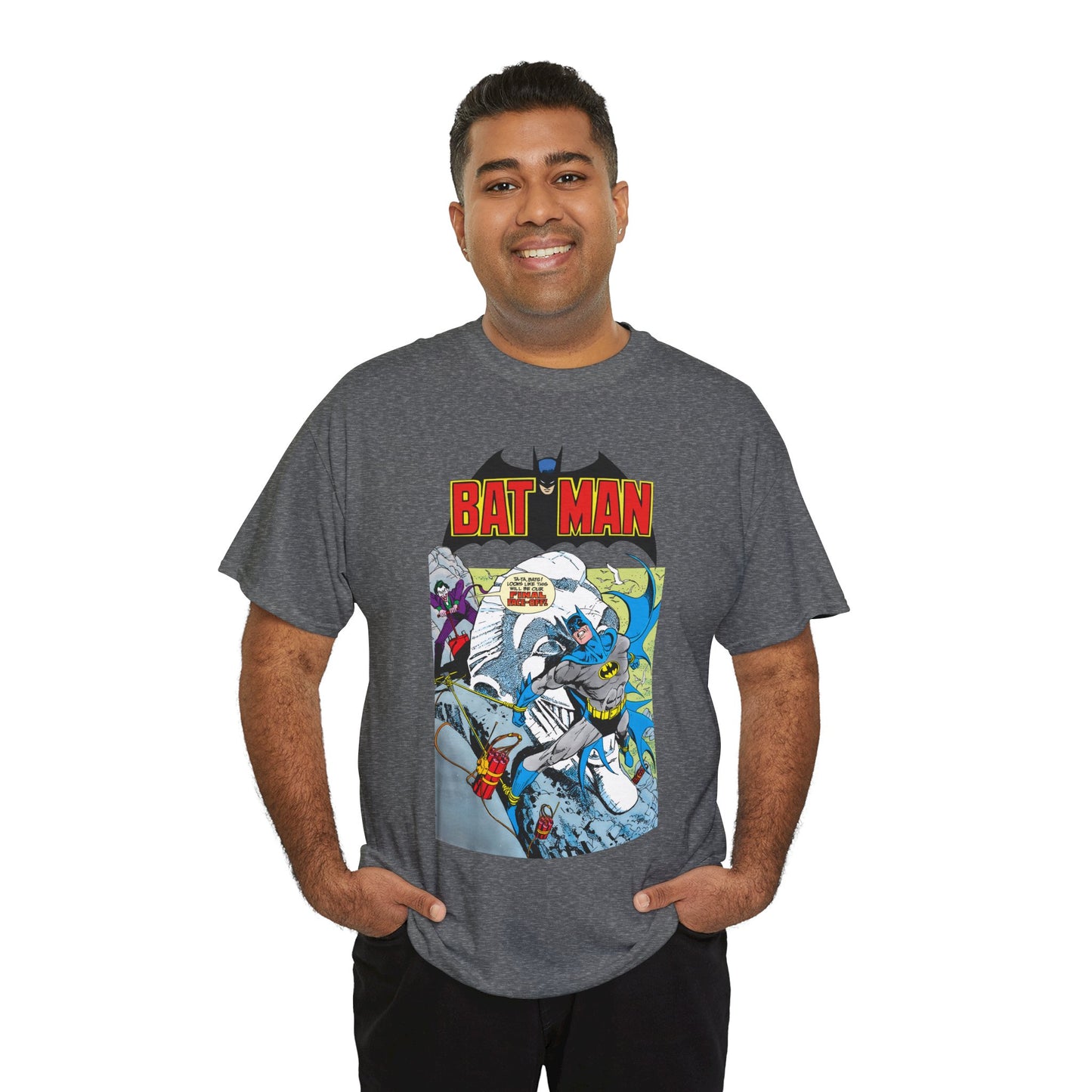 Batman T-Shirt - José Luis García-López Art - Joker - #353 Cover Art - Batman Strapped to Mount Rushmore - Amazing Bronze Age Art