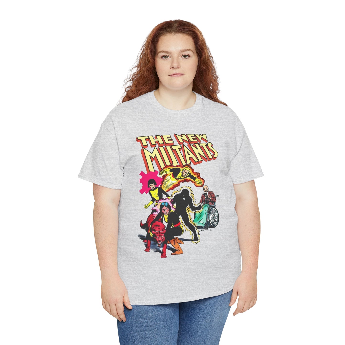 New Mutants T-Shirt - Sunspot, Cannonball, Mirage, Karma, Danni Moonstar - X-Men Characters - Marvel Comics - Mutant Students - Professor X
