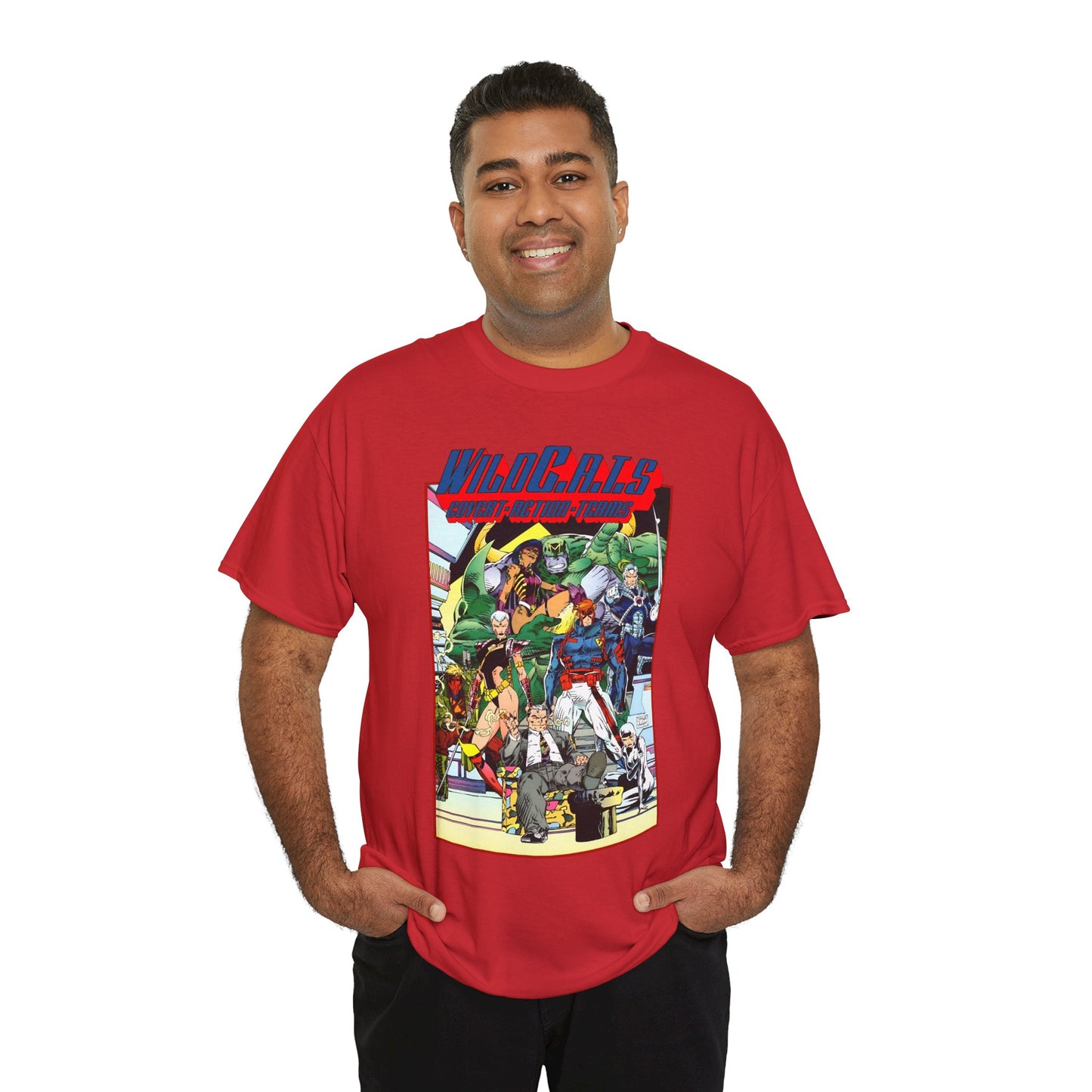 Wildcats Shirt - Jim Lee Art - Warblade, Maul, Voodoo, Grifter, Zealot, Emp, Void - Image Comics/Wildstorm/DC Comics