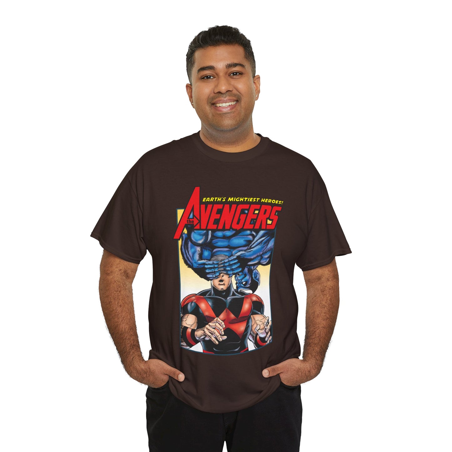Avengers T-Shirt - George Perez Art - Wonder Man & Beast (Simon Williams & Hank McCoy) - Marvel Comics