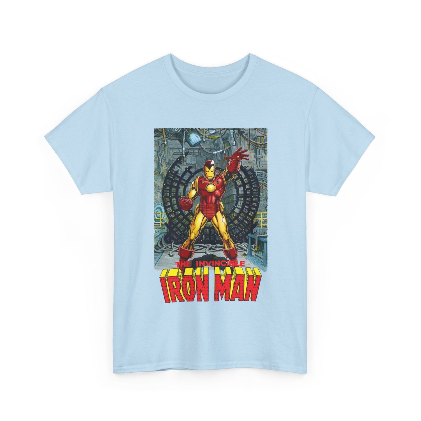 Iron Man T-Shirt - Bob Layton Art - Tony Stark Armor - Avengers Member & Leader - Marvel Comics