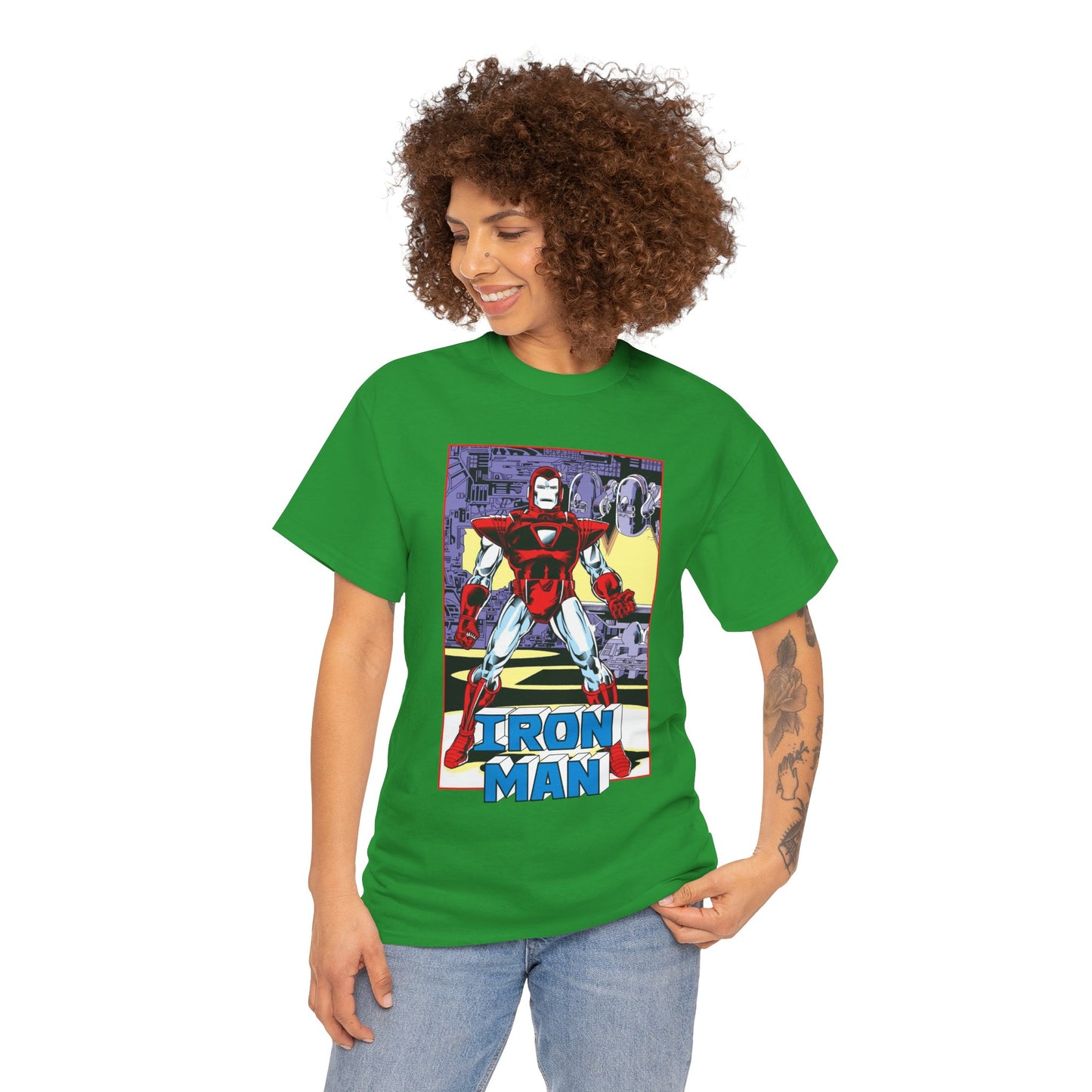 Iron Man T-Shirt - Tony Stark, Stark Industries - Silver Centurion Armor - Marvel Comics