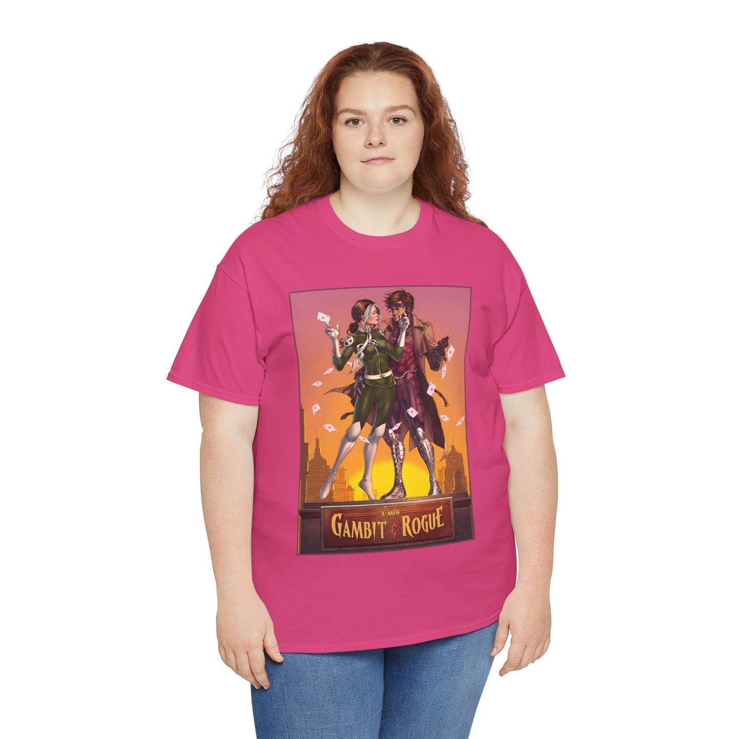 Gambit & Rogue T-Shirt - Mike Choi Art - Popular X-Men Members - Marvel Comics
