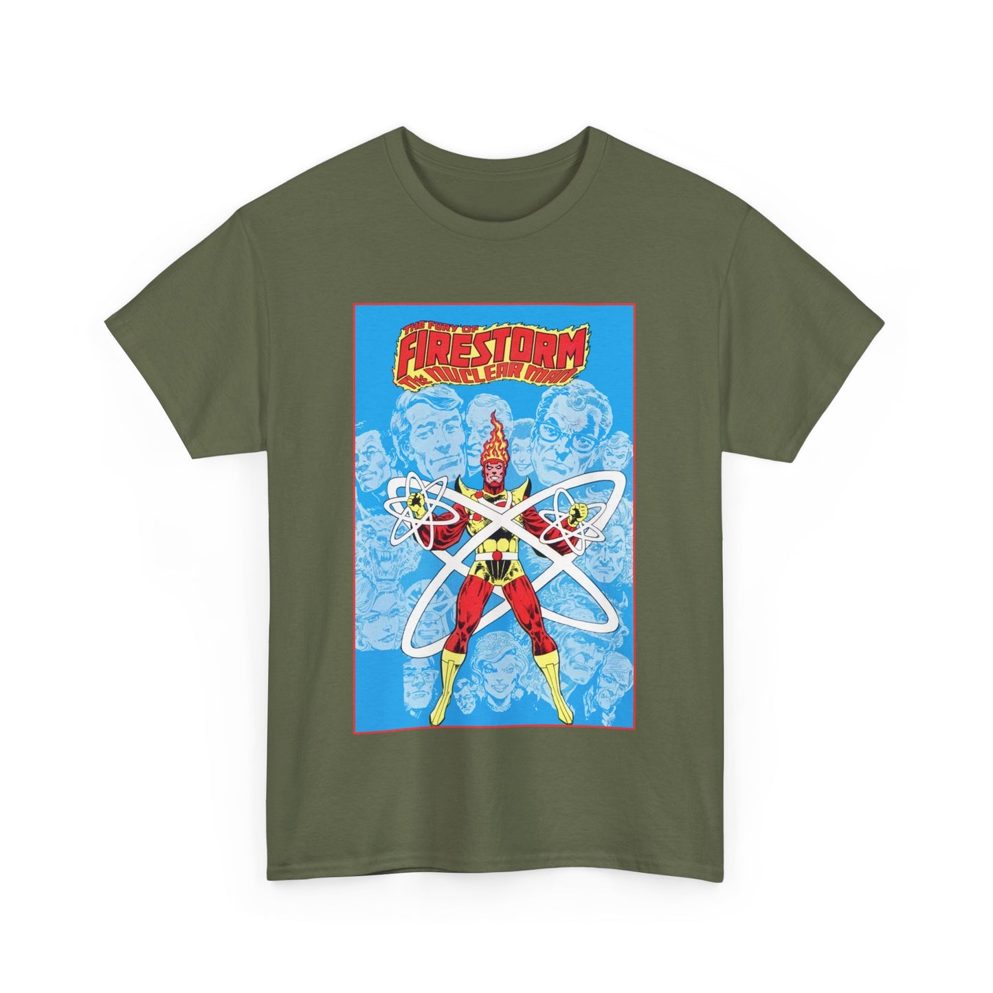 Fury of Firestorm T-Shirt - Pat Broderick Art - The Nuclear Man, Ronnie Raymond - JLA Member - DC Comics
