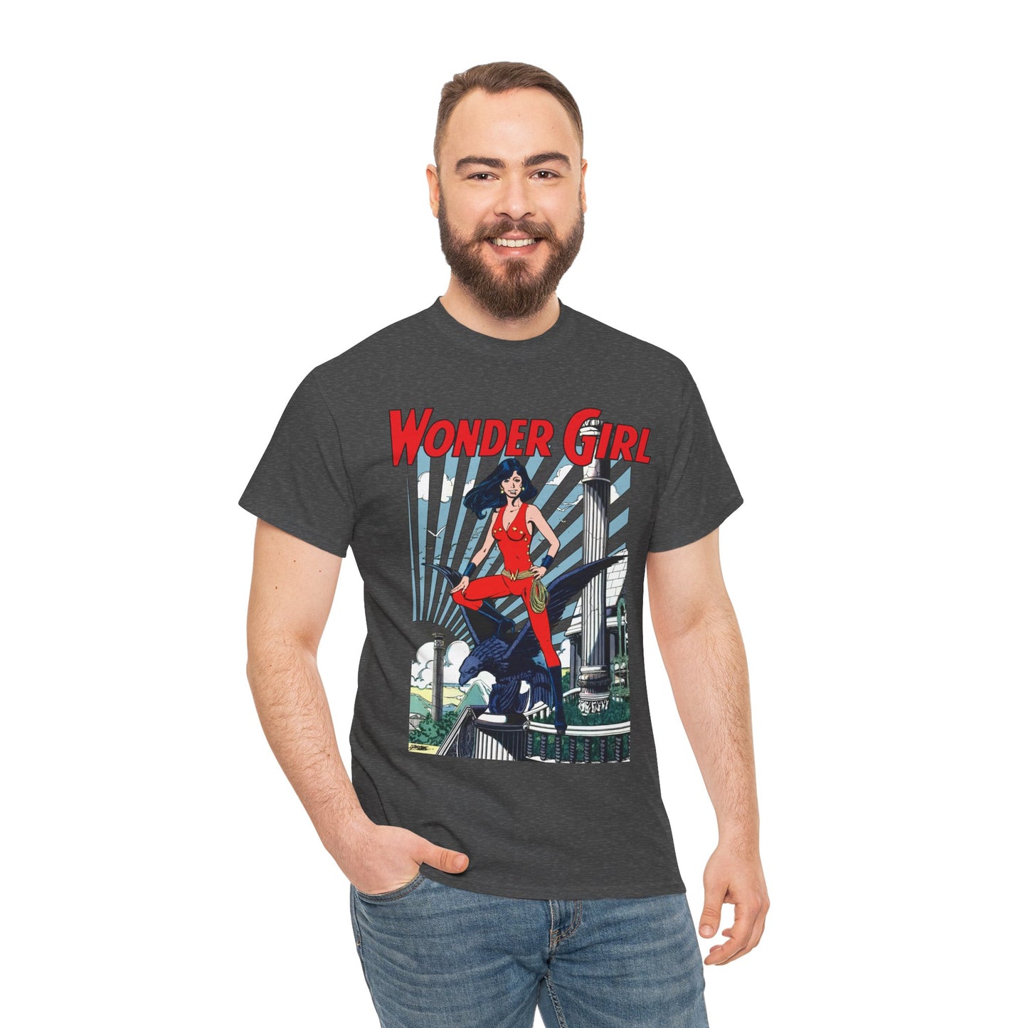 Wonder Girl T-Shirt - George Perez Art - New Teen Titans Member & Leader - Donna Troy, Sister of Wonder Woman - Amazon Warrior - DC Comics