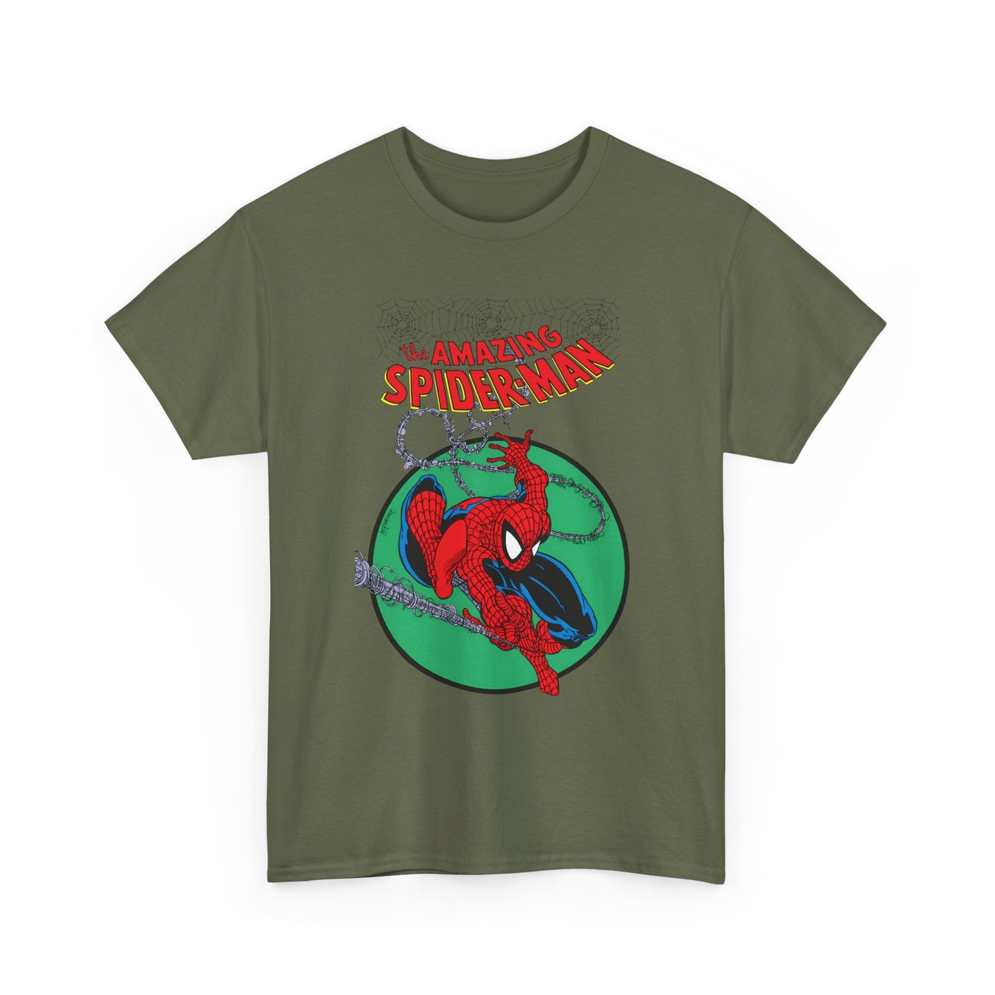 Amazing Spider-Man T-Shirt - Todd McFarlane Art - Cover to Issue #301 - Peter Parker, Web-Slinger - Marvel Comics