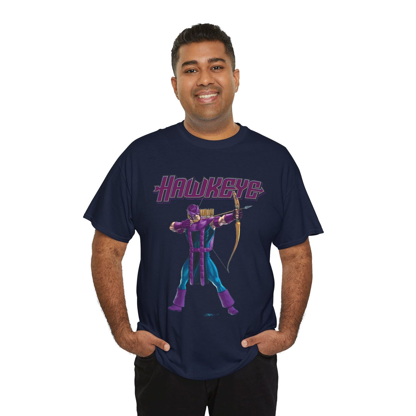 Hawkeye T-Shirt - George Perez Art - Avengers Member/Leader - Clint Barton - Popular Marvel Comics Character