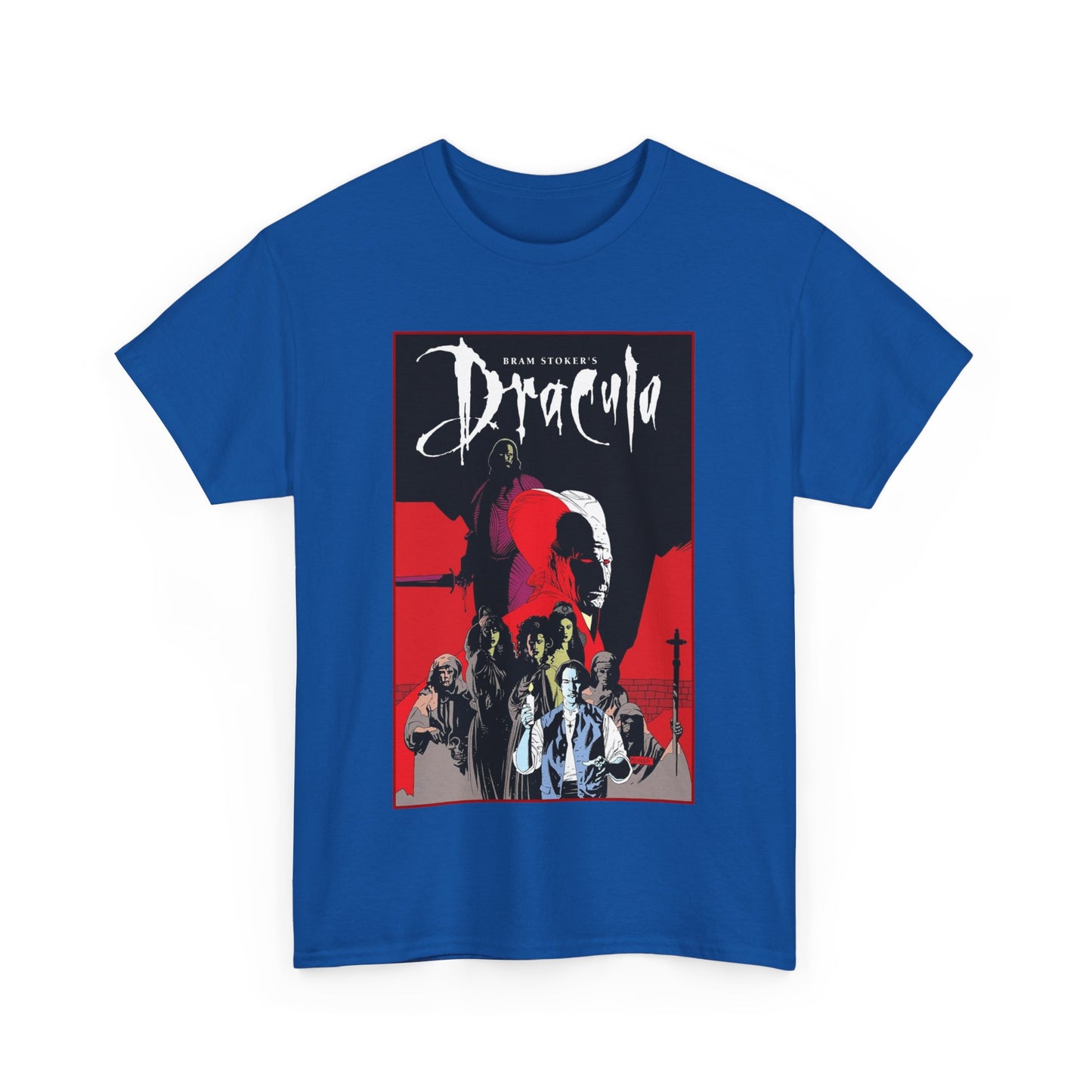 Bram Stoker's Dracula T-Shirt - Mike Mignola Art - Francis Ford Coppola Movie - Mina Murray, Jonathan Harker