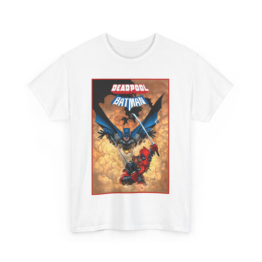 Deadpool & Batman T-Shirt - Greg Capullo Art - DC & Marvel Comics - Crossover - Slade Wilson, Bruce Wayne - 2025