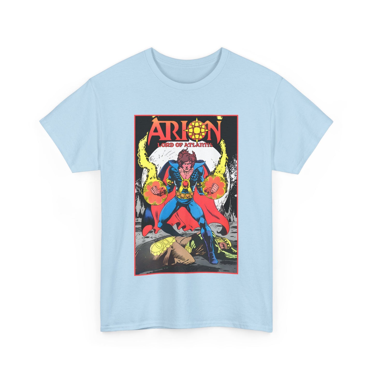 Arion, Lord of Atlantis T-Shirt - Jan Duursema Art - Atlantis Wizard - Lord of Order - Lord High Mage - DC Comics