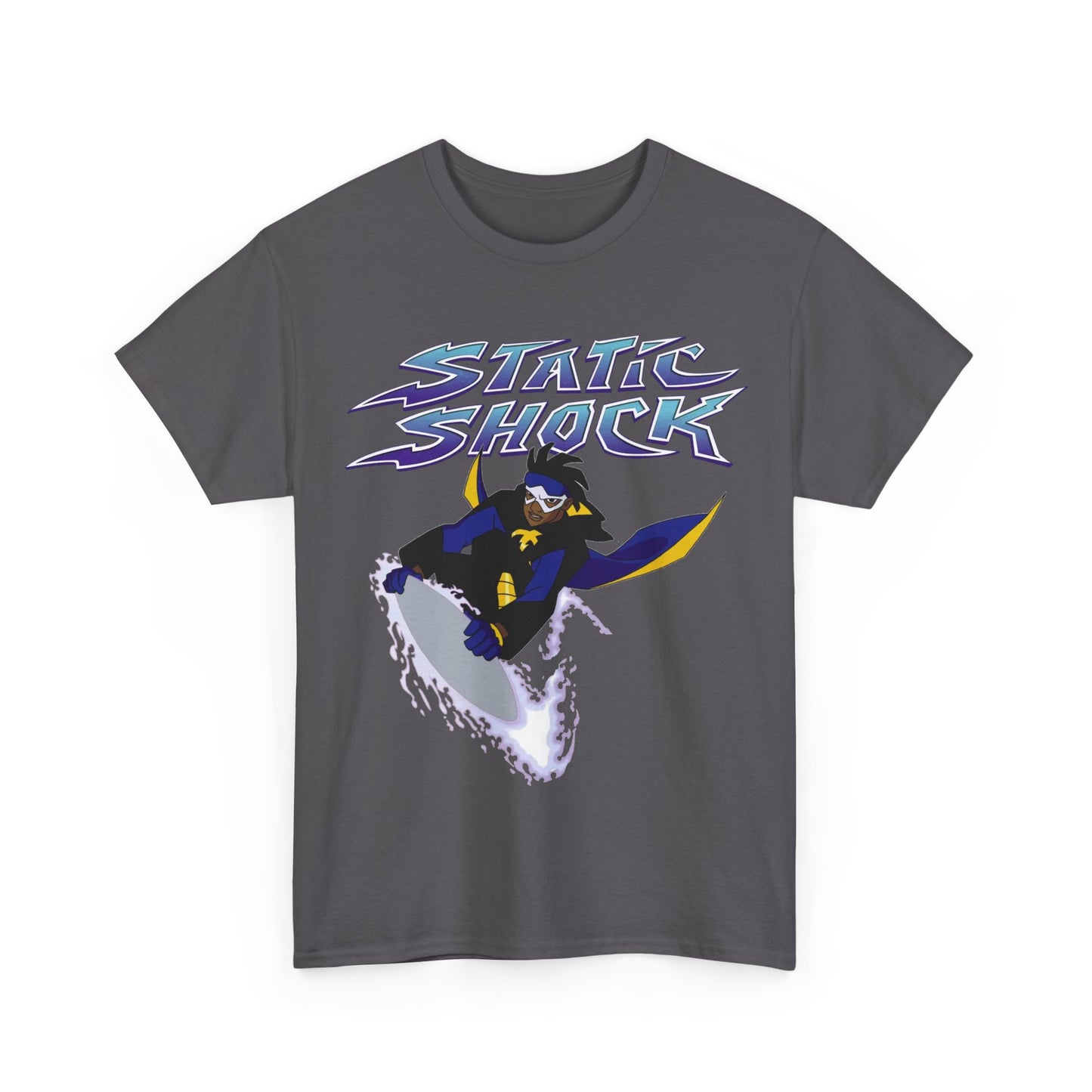 Static Shock T-Shirt - Milestone Comics - WB 1990s Animated Series - DC Comics - Virgil Hawkins