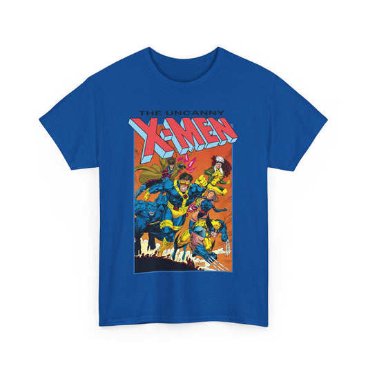 Uncanny X-Men T-Shirt - Jim Lee Art - Cyclops, Wolverine, Gambit, Rogue, Psylocke, Beast - Marvel Comics Mutants
