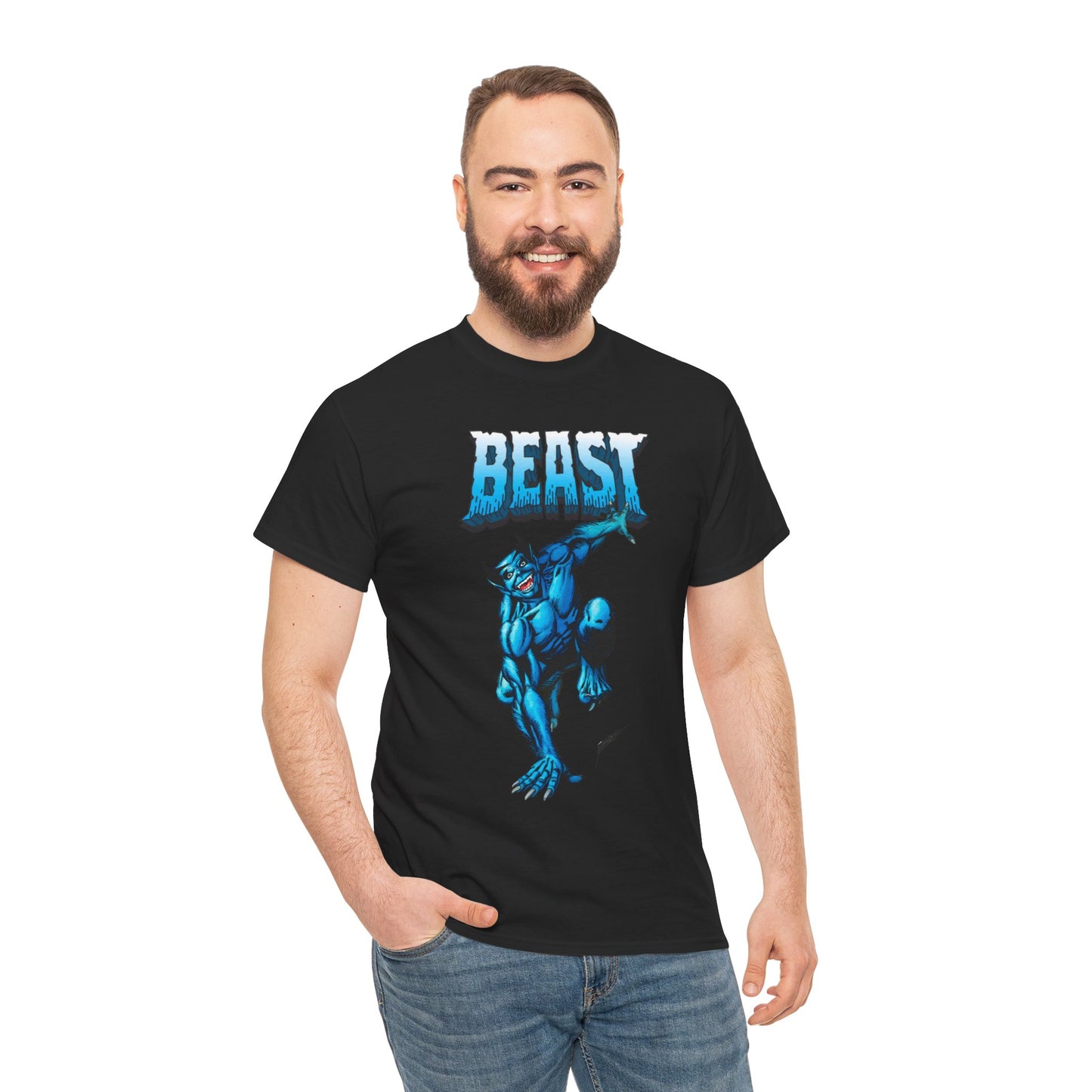Beast T-Shirt - George Perez Art - Avengers, X-Men Member - Hank McCoy - Marvel Comics