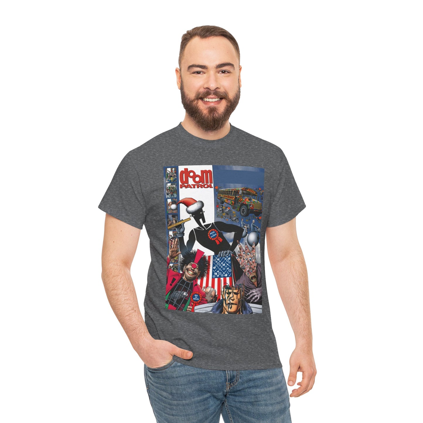 Doom Patrol T-Shirt - Brian Bolland Art - Mr Nobody For President - DC Comics/Vertigo Cover Artwork