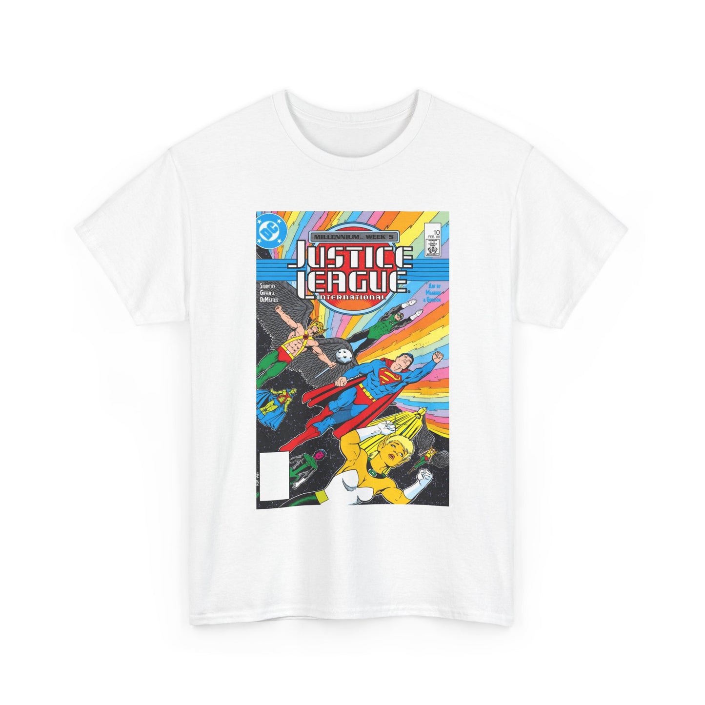 Justice League International T-Shirt - Kevin Maguire Art - DC Comics