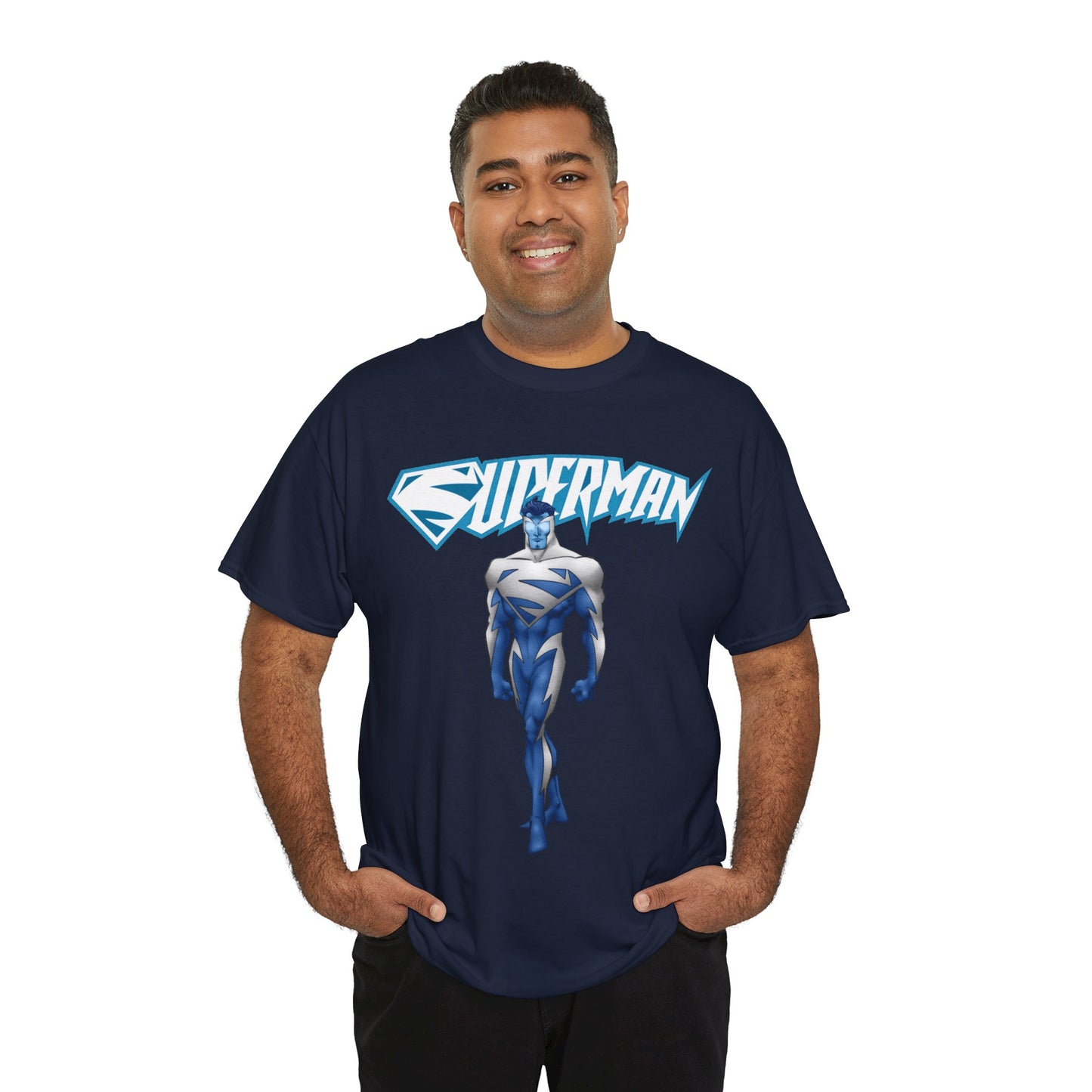 Superman T-Shirt - Clark Kent - Man of Steel - DC Comics - Electric Superman 1990s Storyline