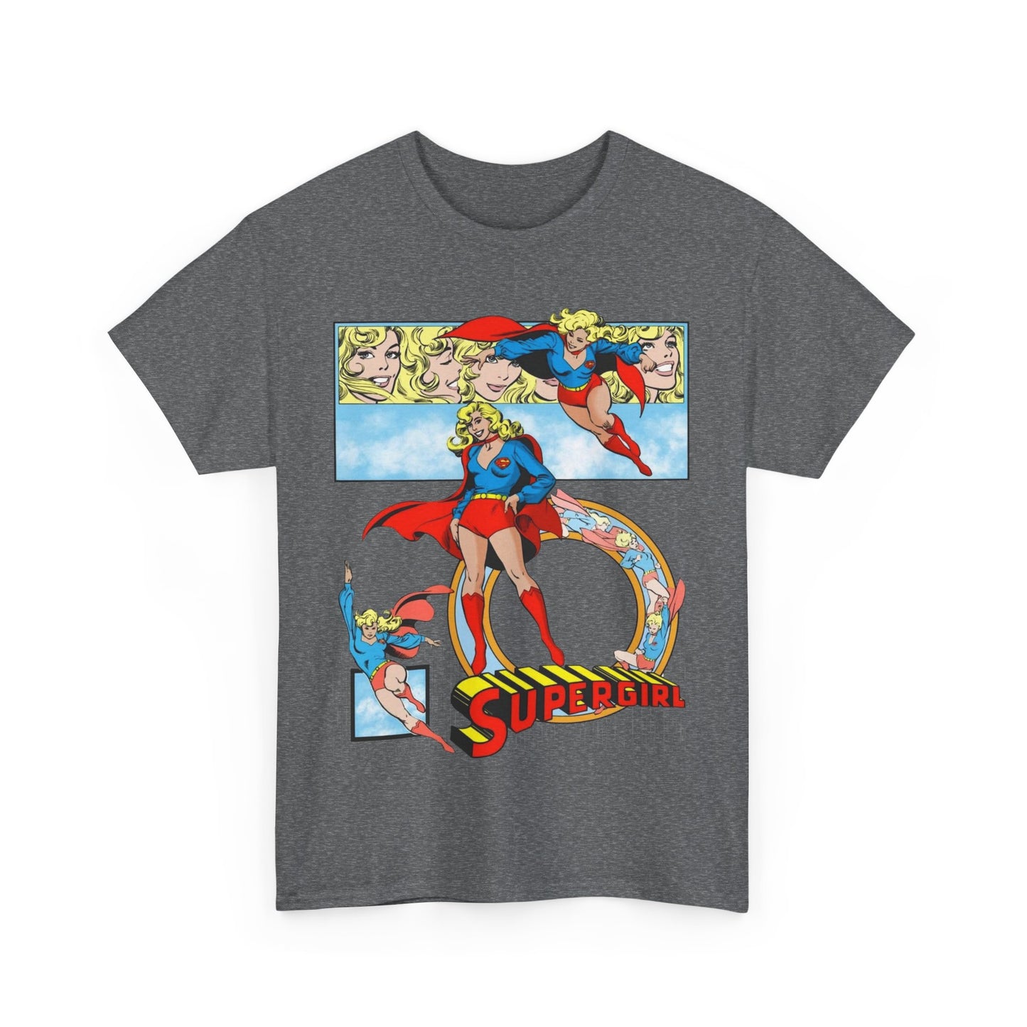Supergirl T-Shirt - Krypton, Superman, Kara, Kandor - DC Comics - 1980s Art - Style Guide - Superman's Cousin
