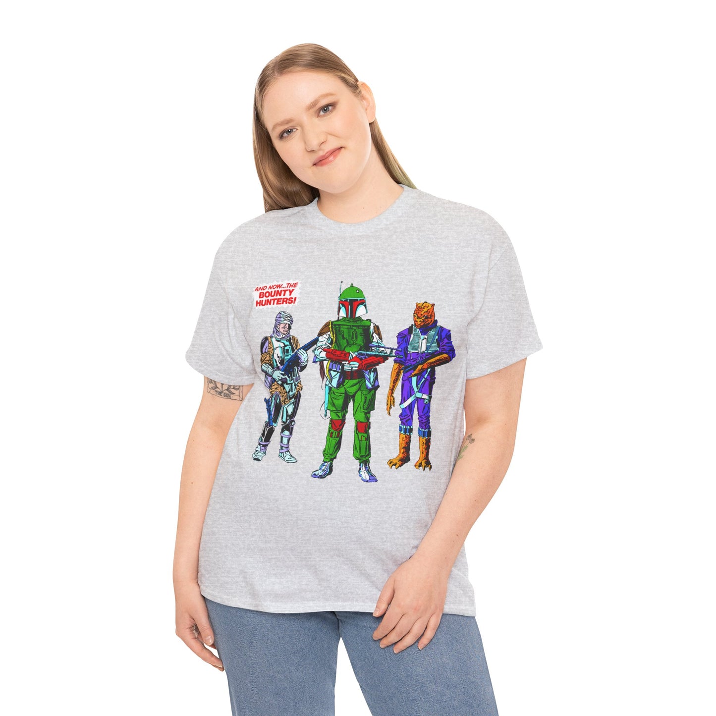 Boba Fett, Bossk, Dengar T-Shirt - Star Wars Bounty Hunters from Empire Strikes Back - Marvel Comics 1980s Art - Alternate Colors