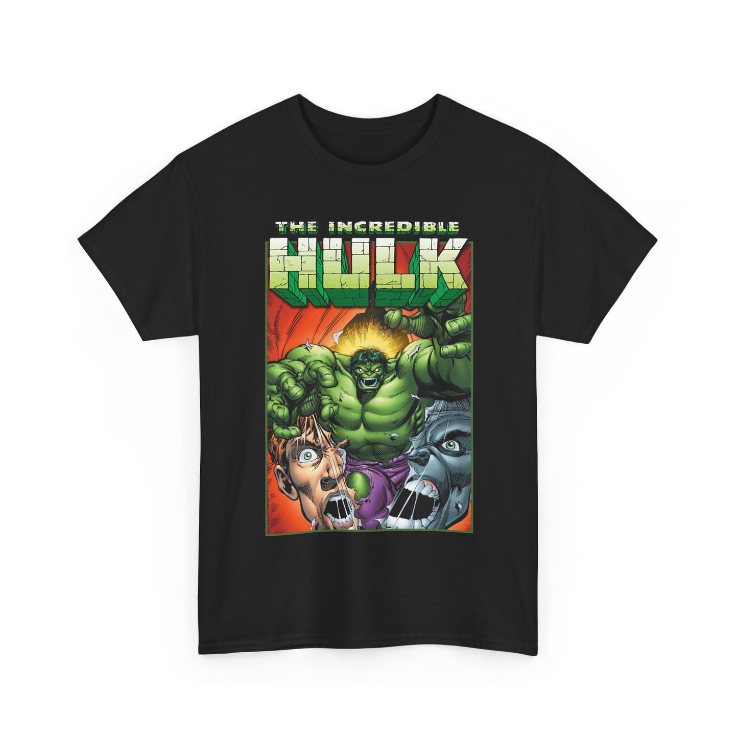 Incredible Hulk T-Shirt - Dale Keown Art - Bruce Banner Psyche - Peter David Story - 1990s Art - Marvel Comics
