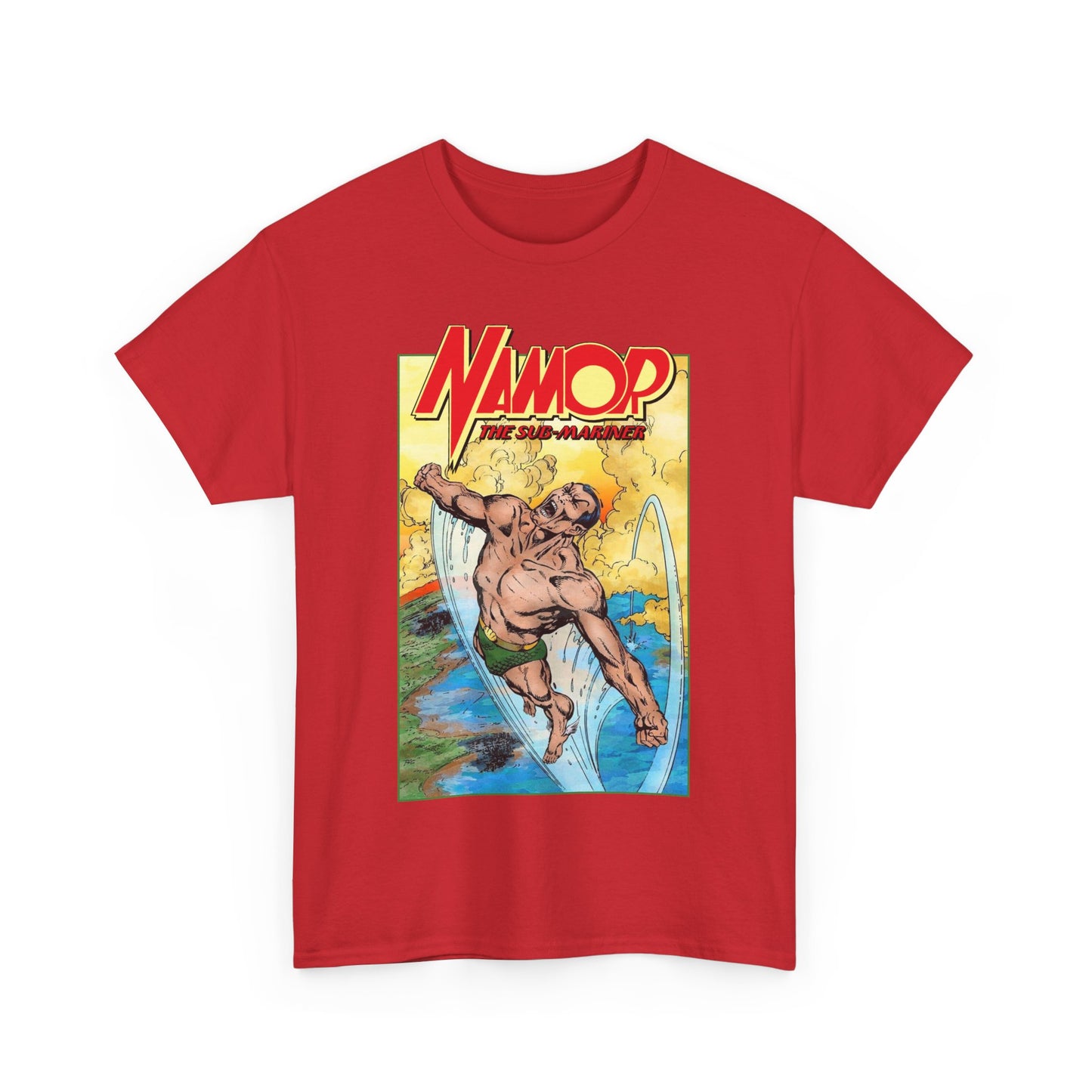Namor T-Shirt - John Byrne Art - The Sub-Mariner - Marvel Comics 1980s Series - King of Atlantis