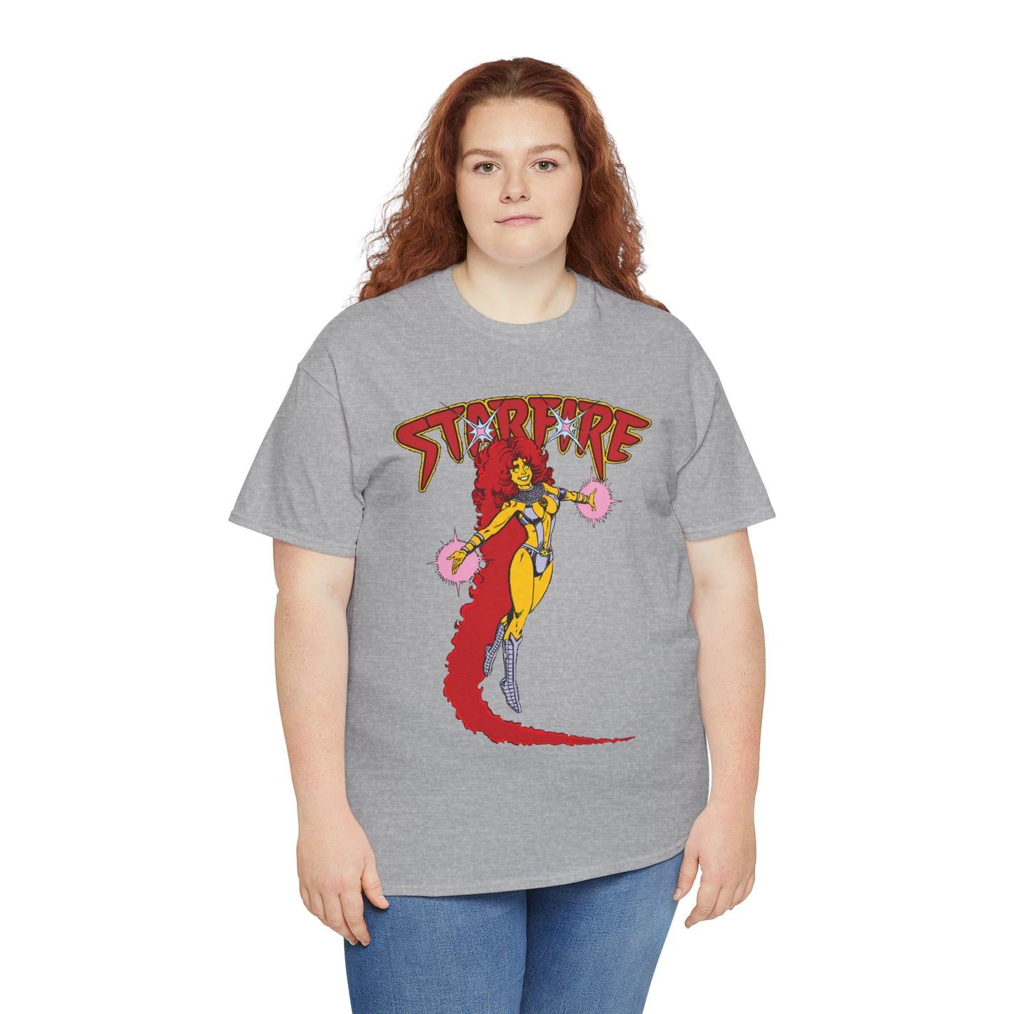 Starfire T-Shirt - George Perez Art - Popular New Teen Titans Character - DC Comics - Tamaran Princess